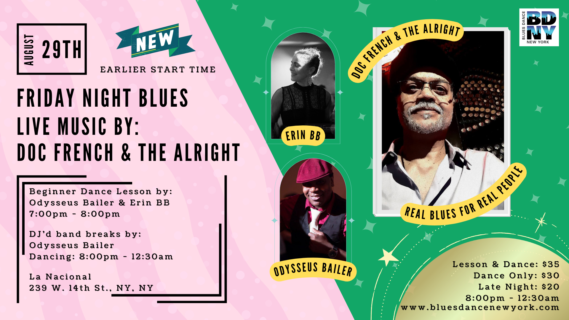 Friday Night Blues - Live music by Doc French & The Alright