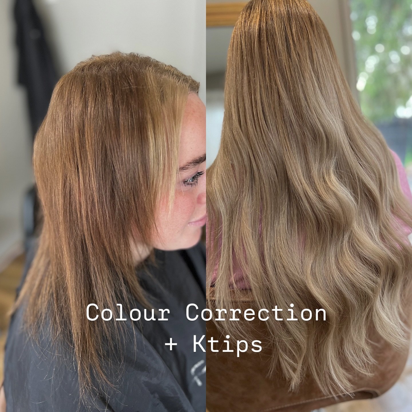 Out with the old - in with the new 💥

Full colour correction 
Colour remover 
Full head foils 
100g keratin bonds
