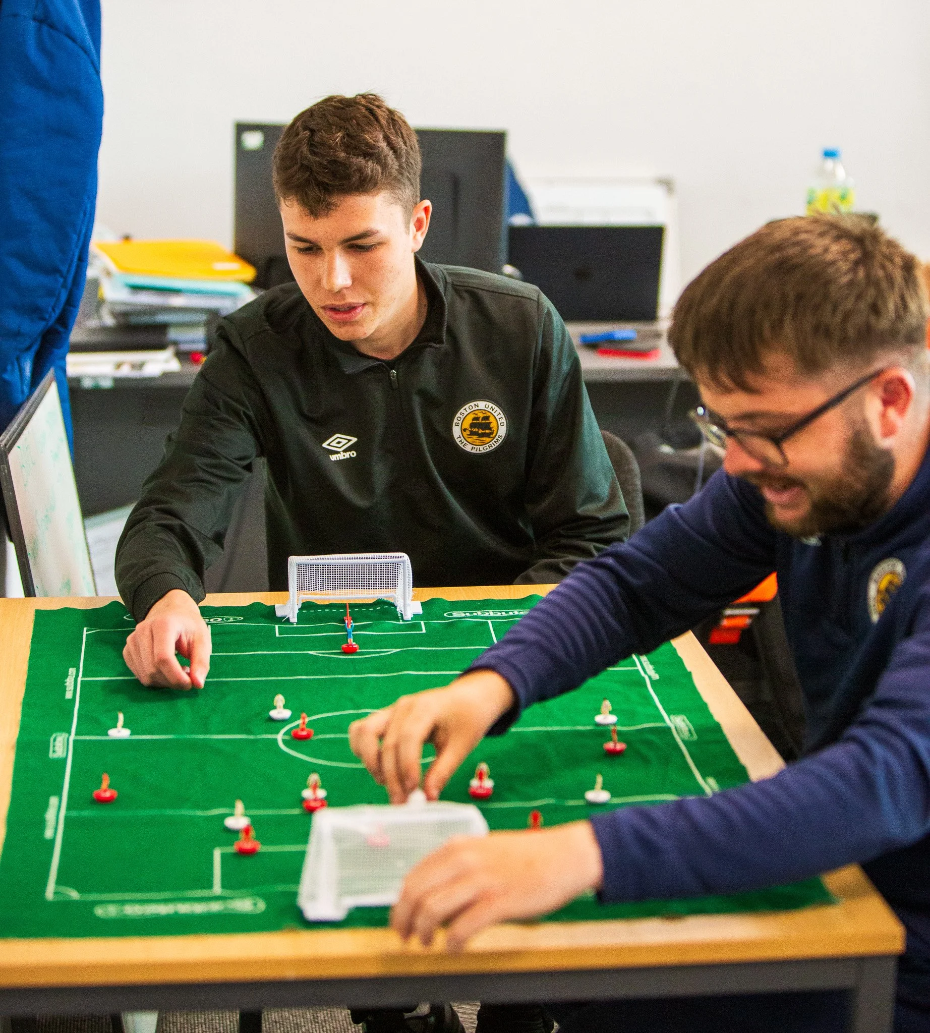 WHY DID BEN CHOOSE BUSINESS AT BOSTON UNITED?