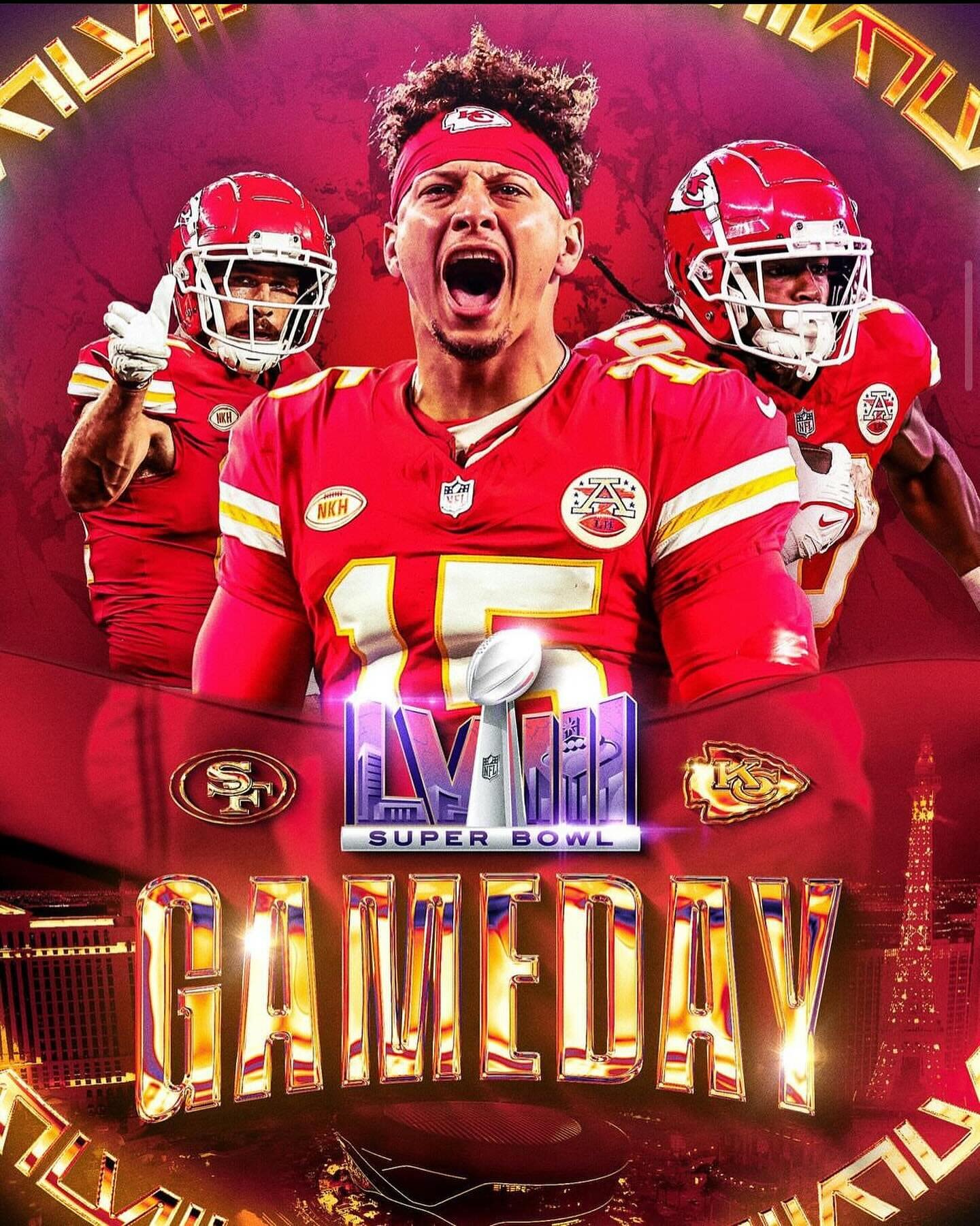 Super Bowl Sunday!
Come enjoy happy hours specials with us until the start of the game. 
We will be closing early at 5:30!

 GO CHIEFS!
#gochiefs #chiefs #superbowl
