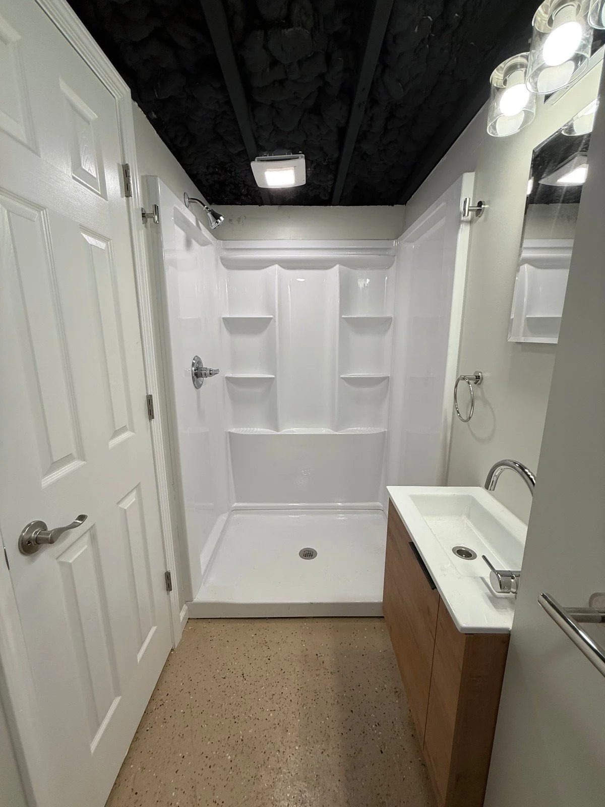 After basement bathroom