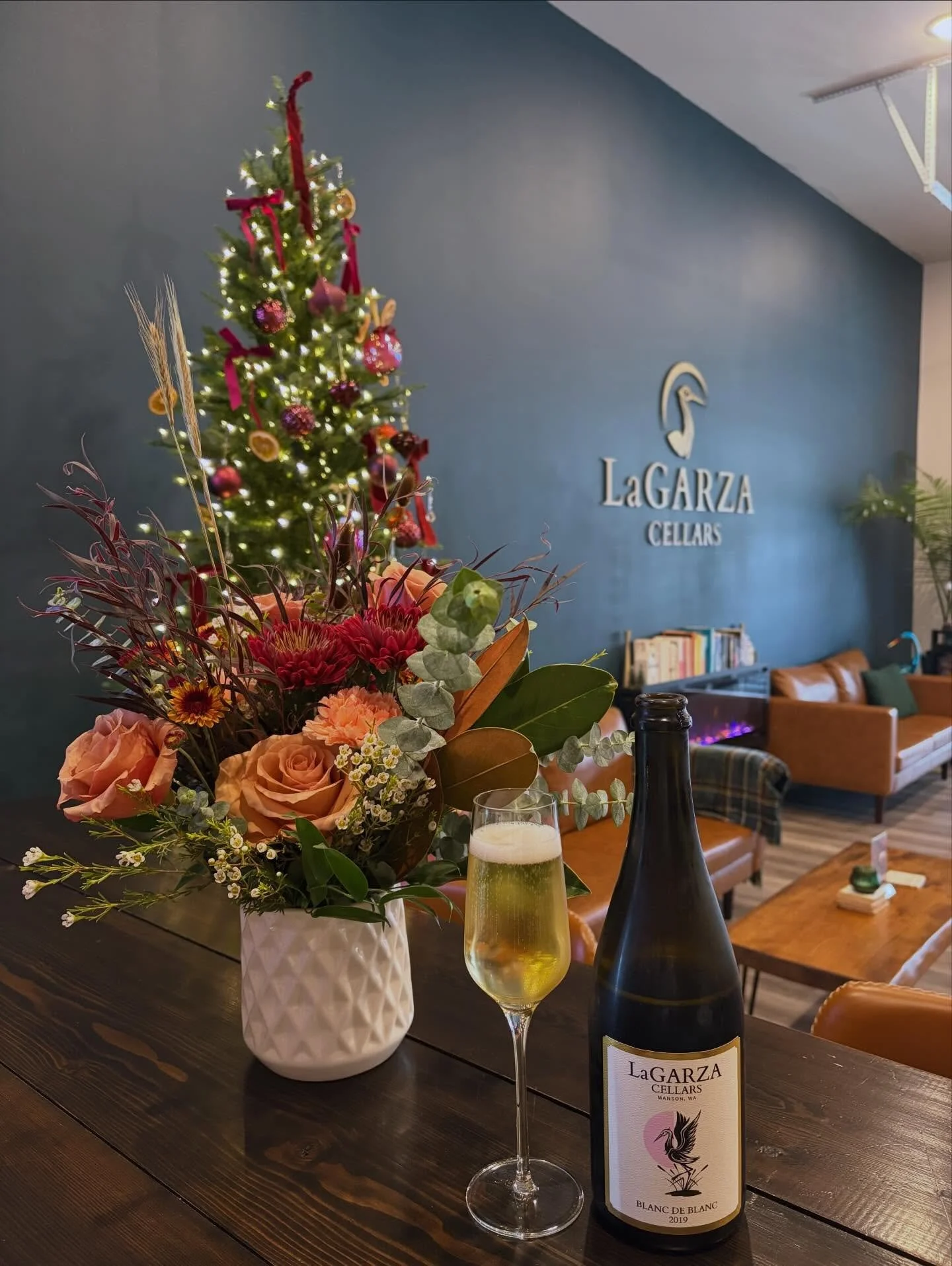 We are officially down to our last case of Blanc de Blanc. Come in and get some before it&rsquo;s gone! 🦃🥂🎄