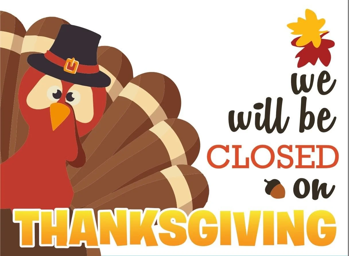 The tasting room will be closed this Thursday. We&rsquo;ll see you Friday for our regular hours, 2-7pm! 🍂🥂