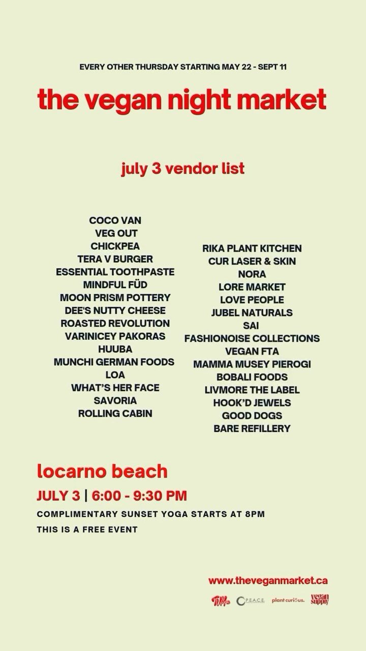 It’s giveaway time, baby! 🎉 To kick off the summer season, we’re giving away take-home gifts for 7 lucky attendees at tomorrow’s market!
Winner #1 will receive $50 worth of jewelry from @fashionoise.ca
Winner #2 will receive a 3