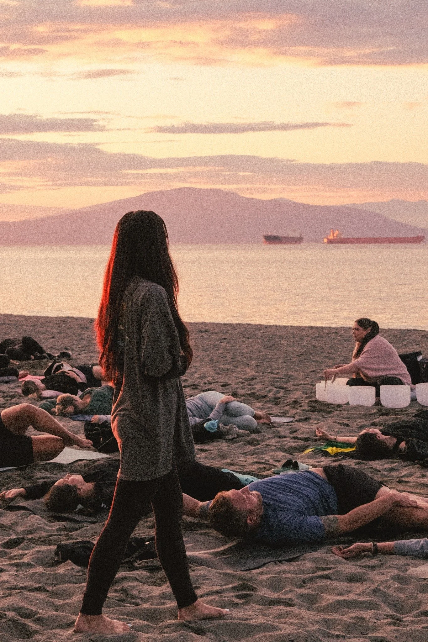 sunset yoga + sound bath 