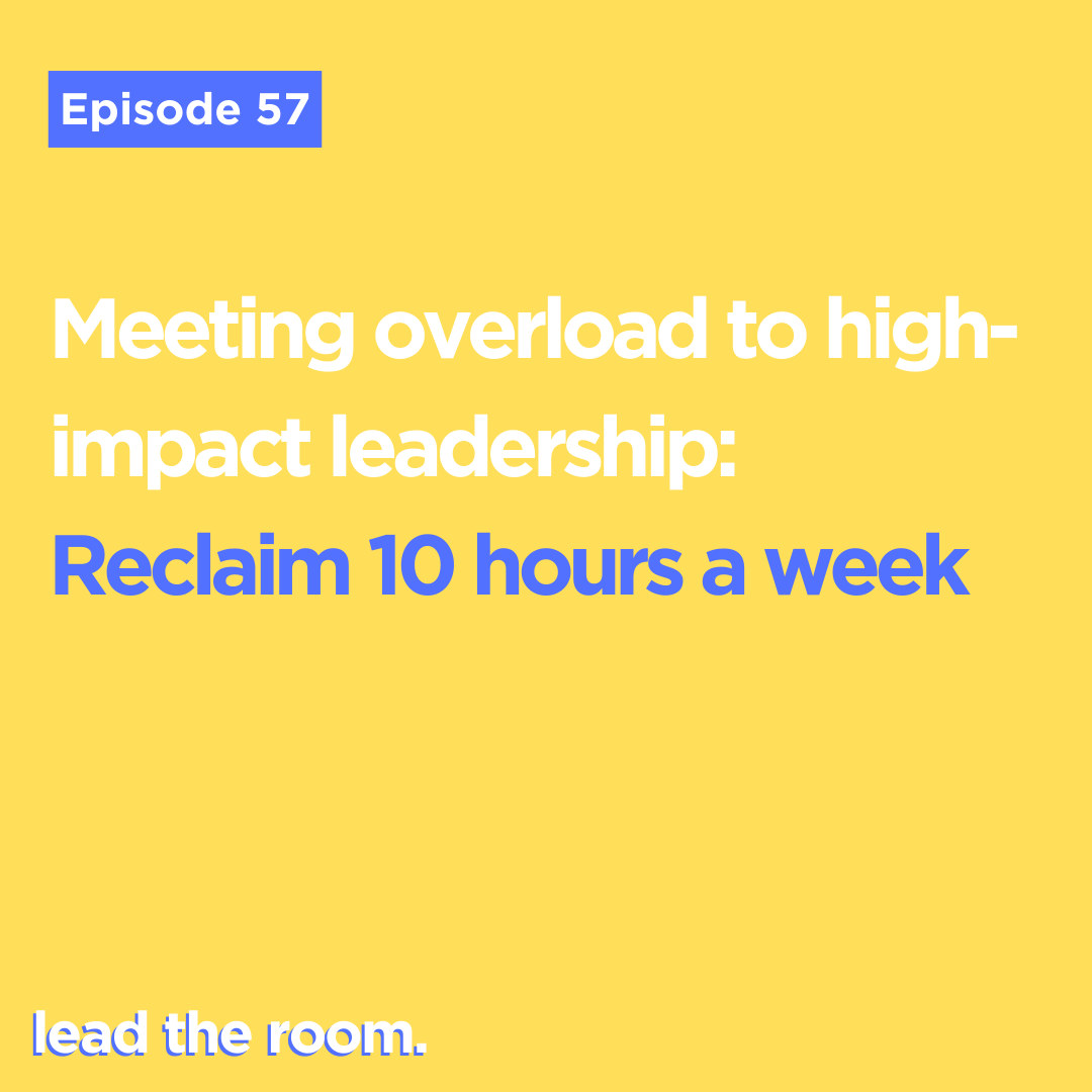 Stop drowning in meetings!