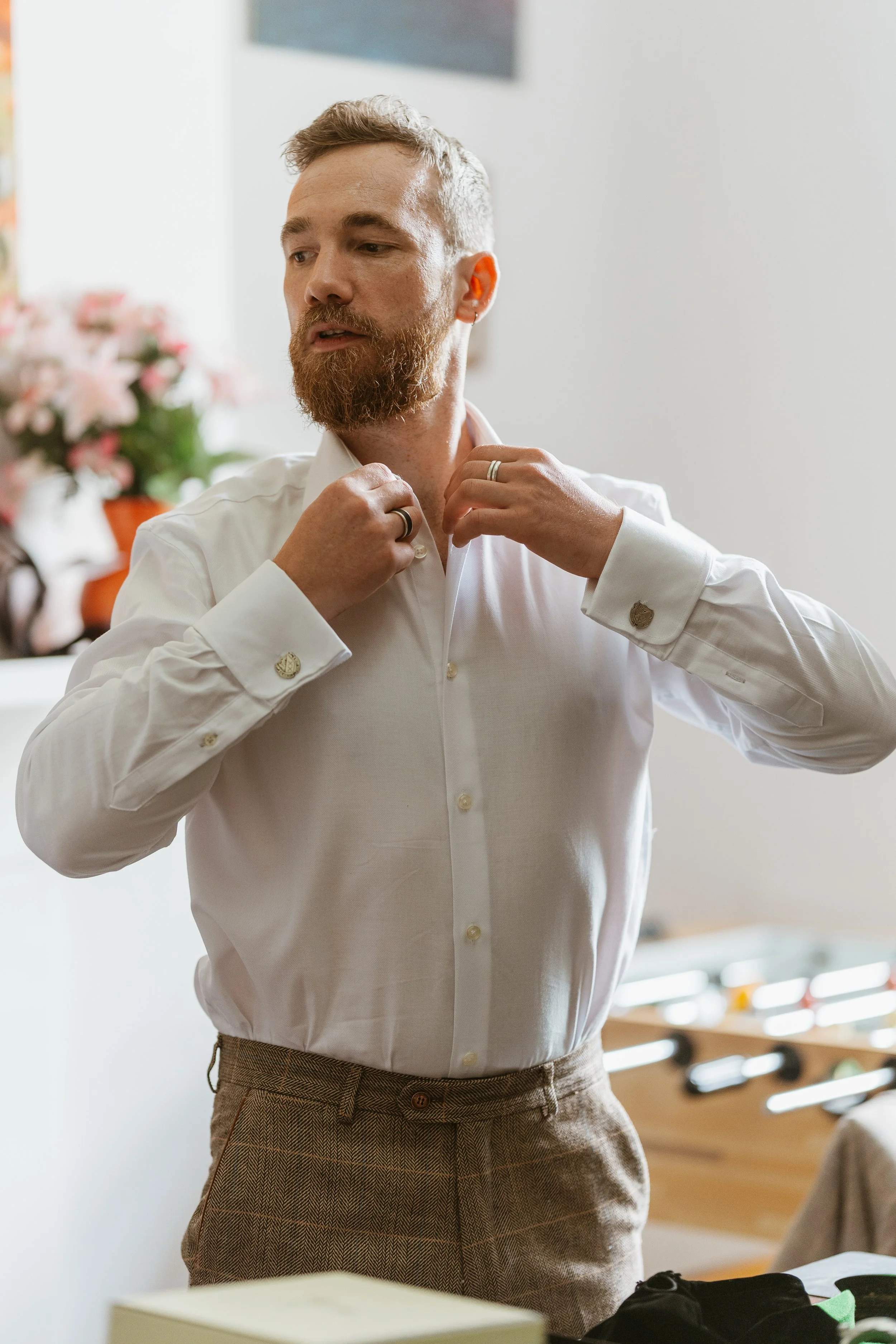 Groom Prep Wedding Photography