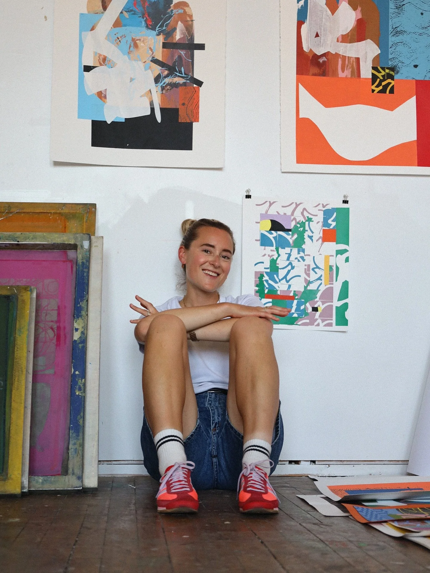 Had another great meeting with artist @nicole_beno this month. Her practice spans murals, installations, sculptures, and collages—works that play with texture, layering, and a balance of the tactile and digital.
This time our conversation circ
