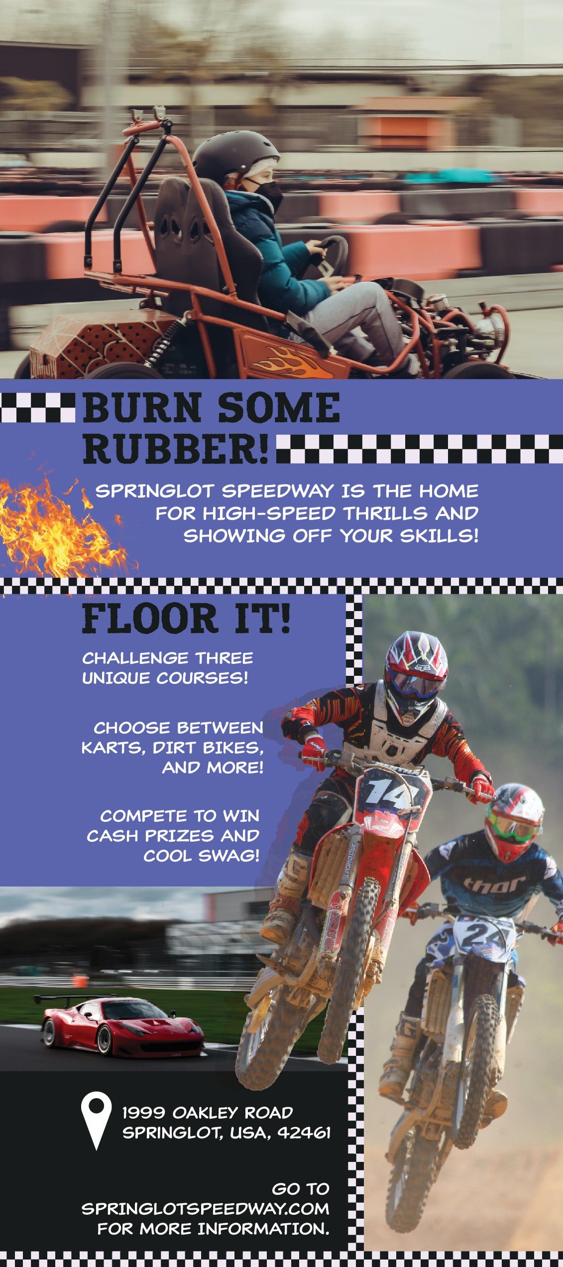 Speedway Pamphlet Back