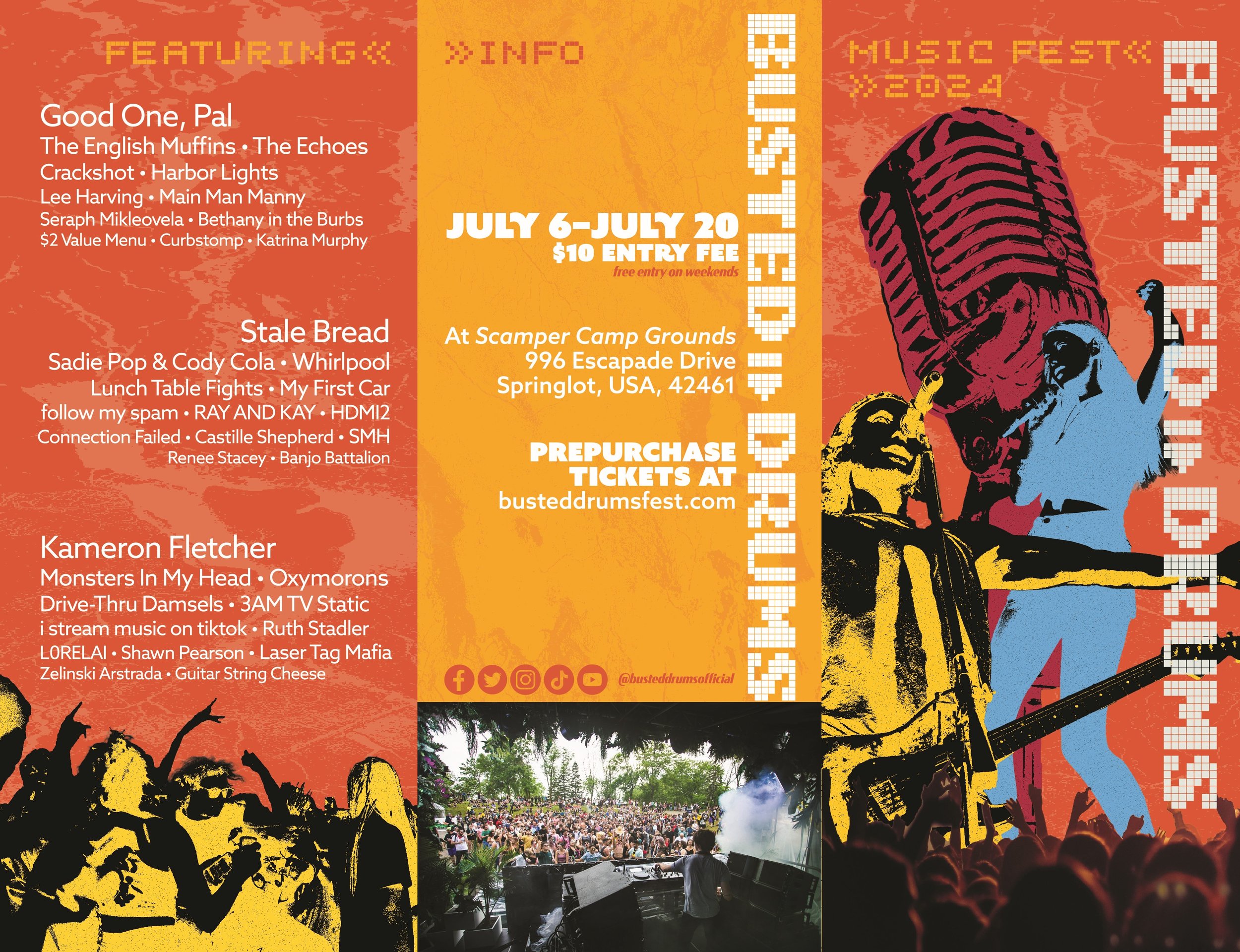 Music Fest Brochure Outside