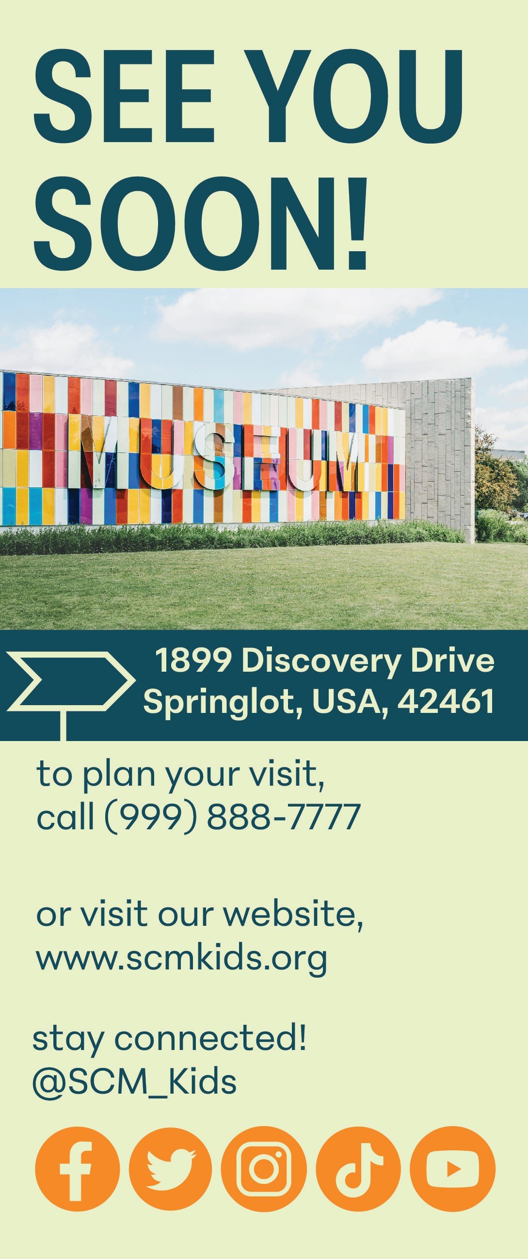 Children's Museum Pamphlet Back
