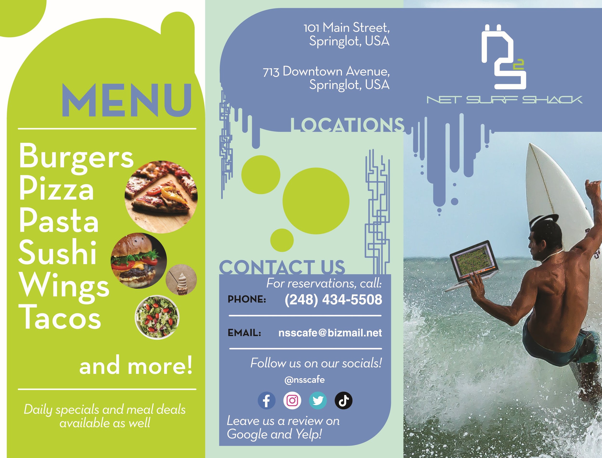 Internet Cafe Brochure Outside