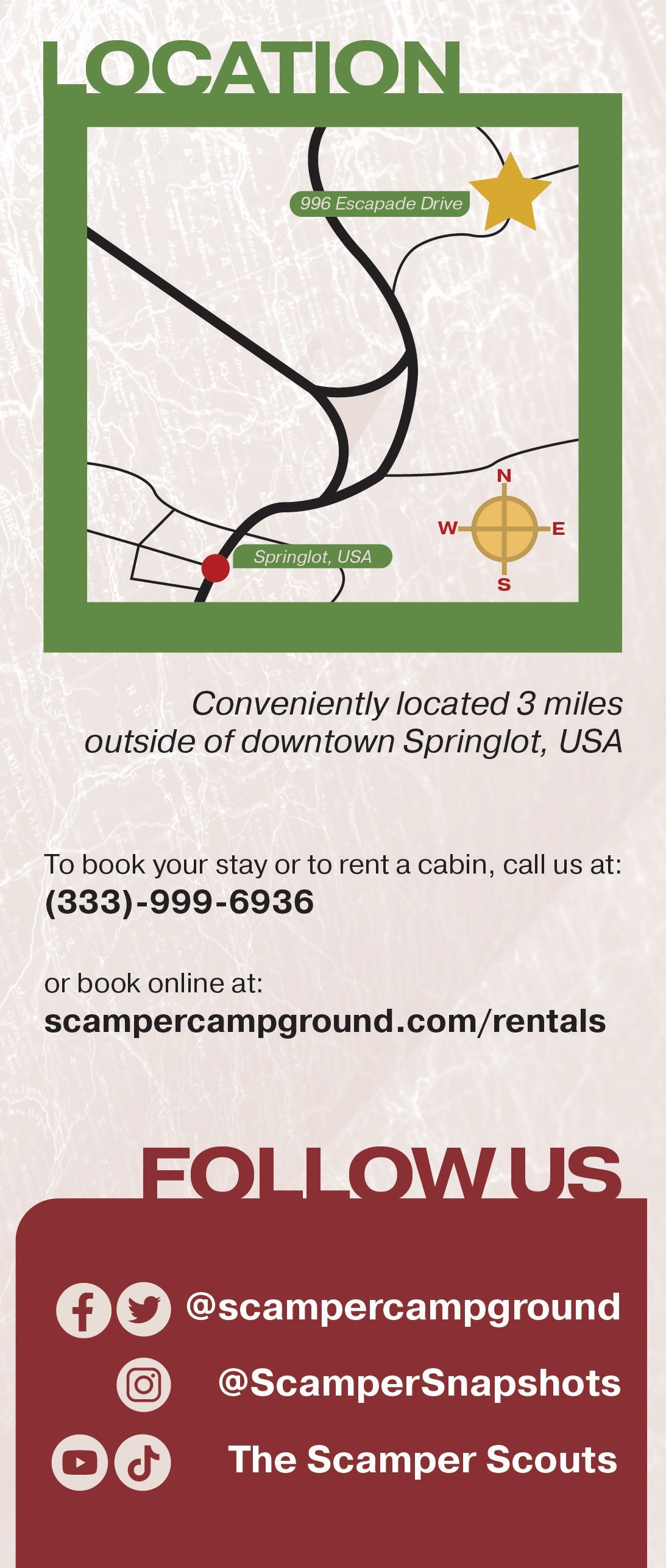 Camp Pamphlet Back