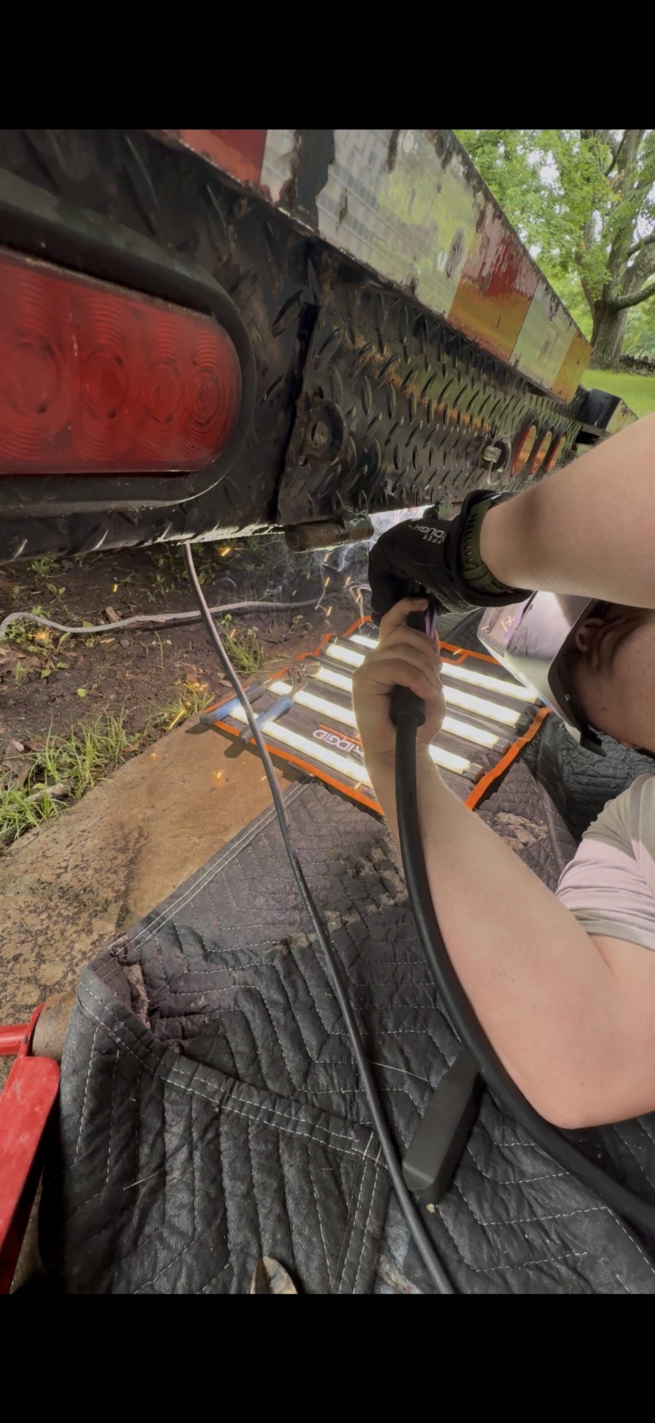 Trailer welding repairs and upgrades available near Nashville, TN. Includes frame reinforcement and repair. Custom modifications. Trailer repairs. Coupler Replacement.