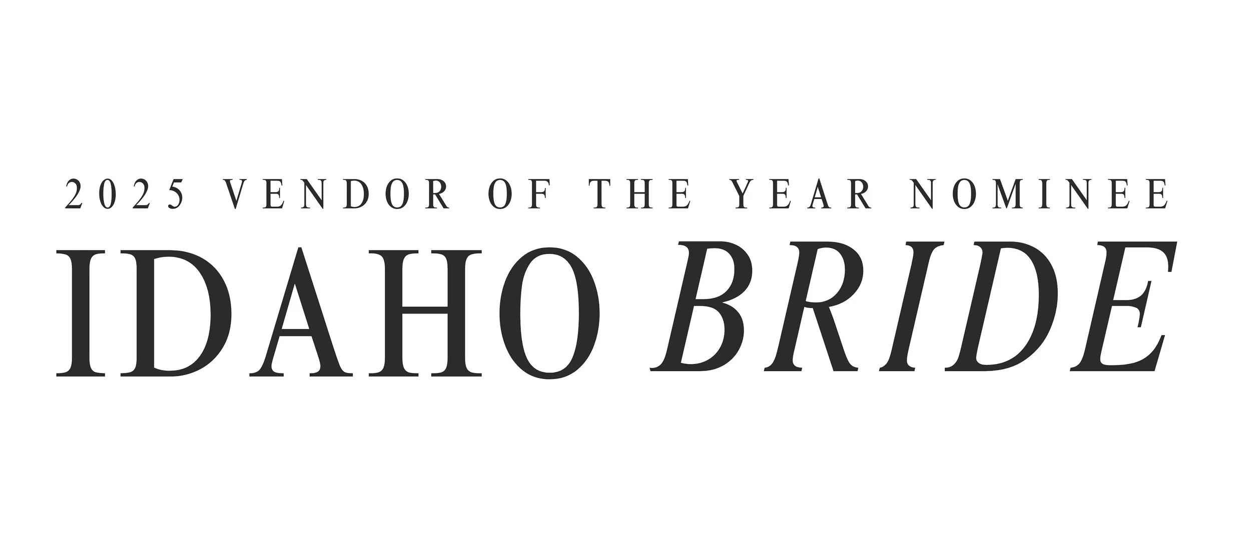 Coeur d'Alene wedding photographer 2025 vendor of the year for Rocky Mountain bride.