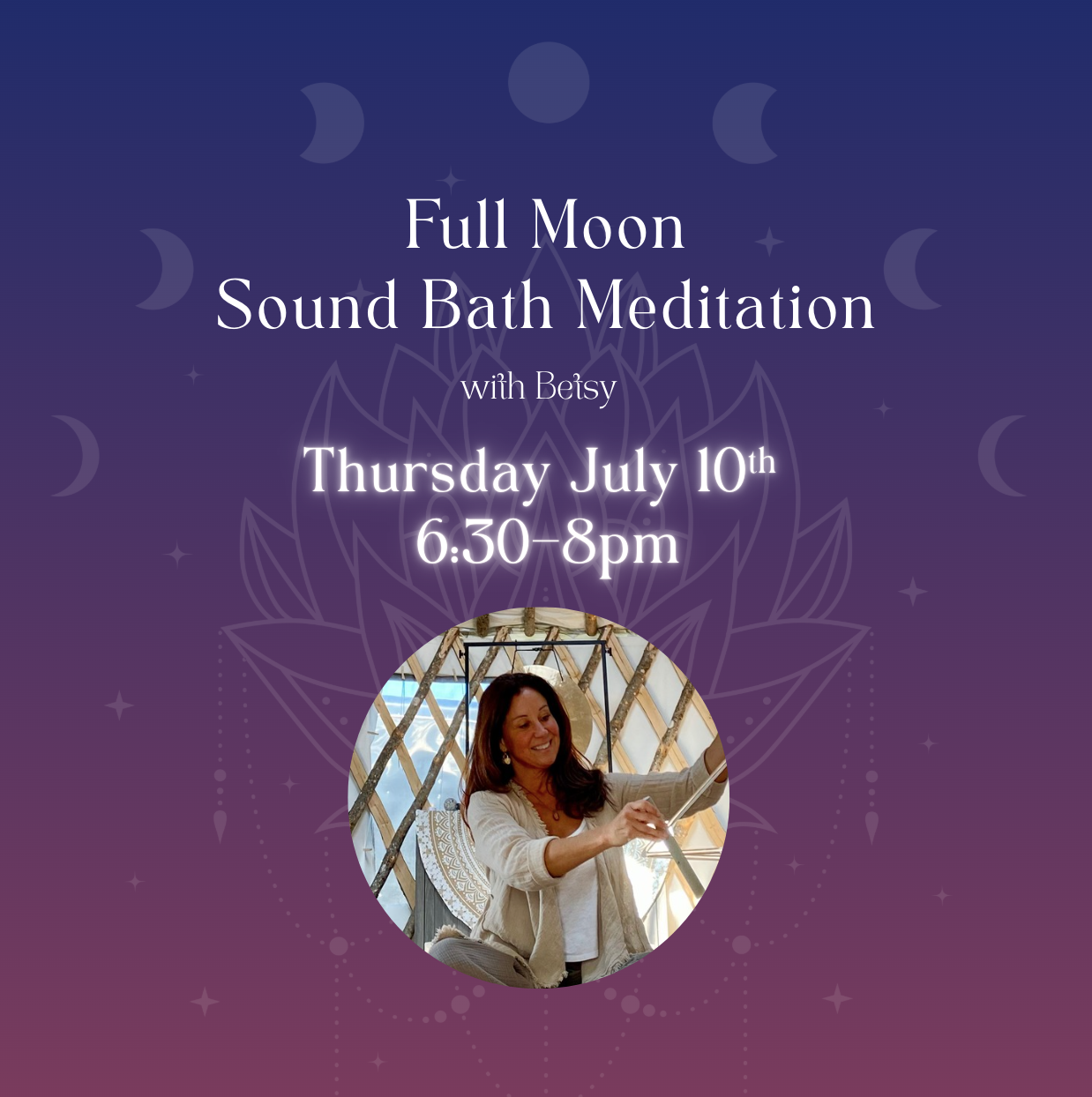 Full Moon Sound Bath Meditation - Ipswich, MA