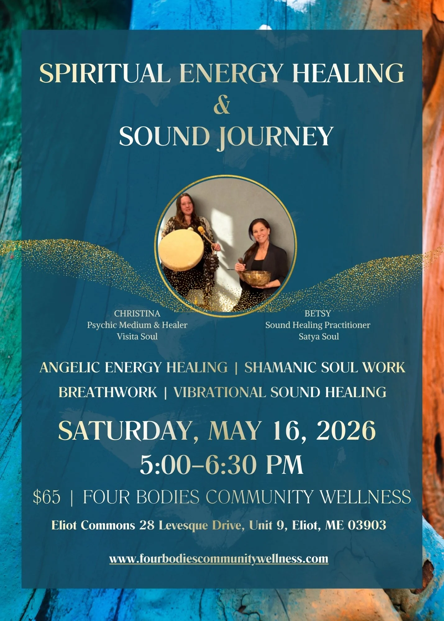 Spiritual Energy Healing &amp; Sound Journey WORKSHOP 