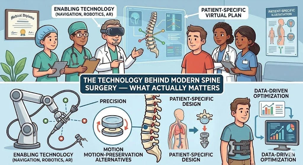 The Technology Behind Modern Spine Surgery — What Actually Matters
