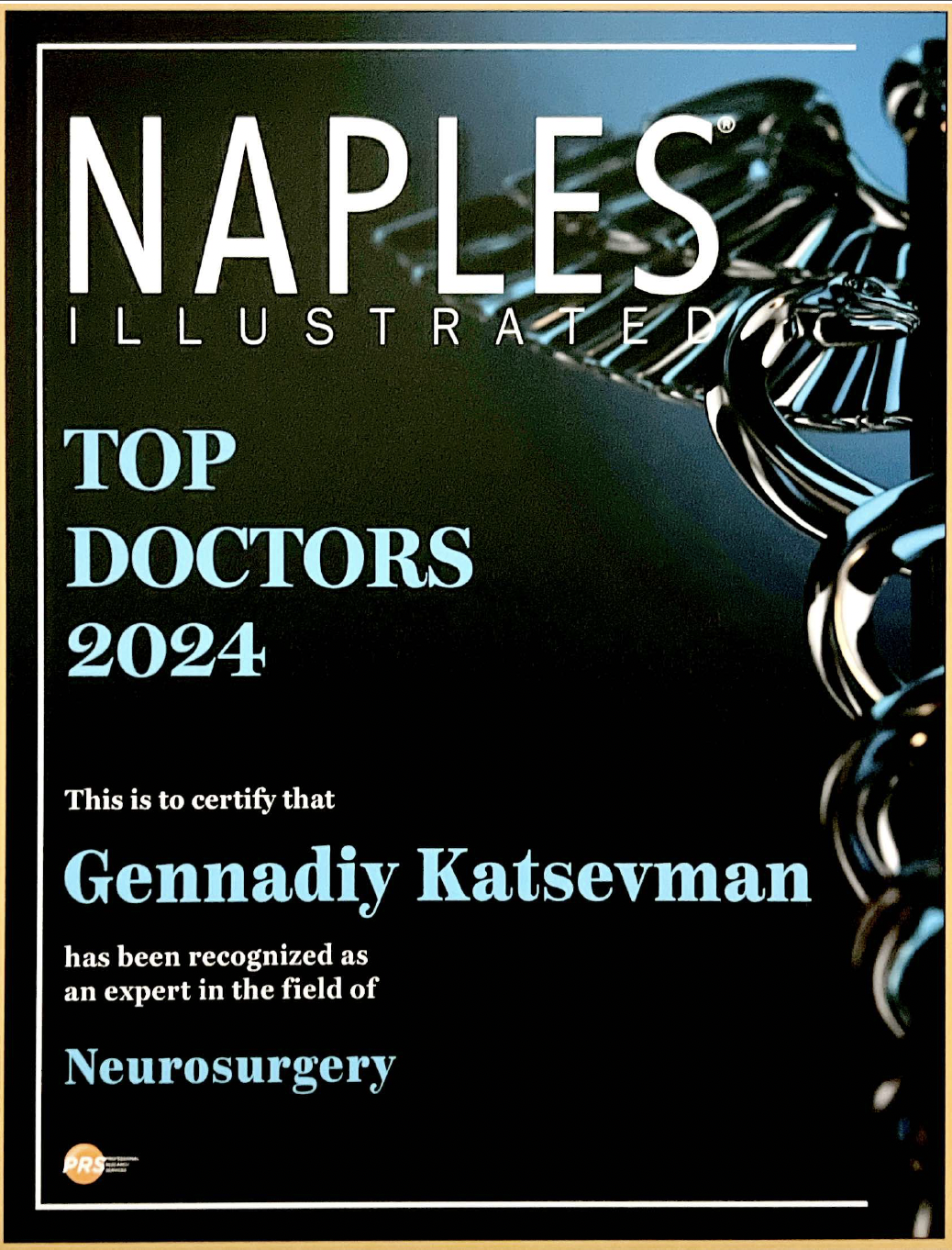 Dr. Katsevman is a Top Doctor in 2024 in the field of Neurosurgery.