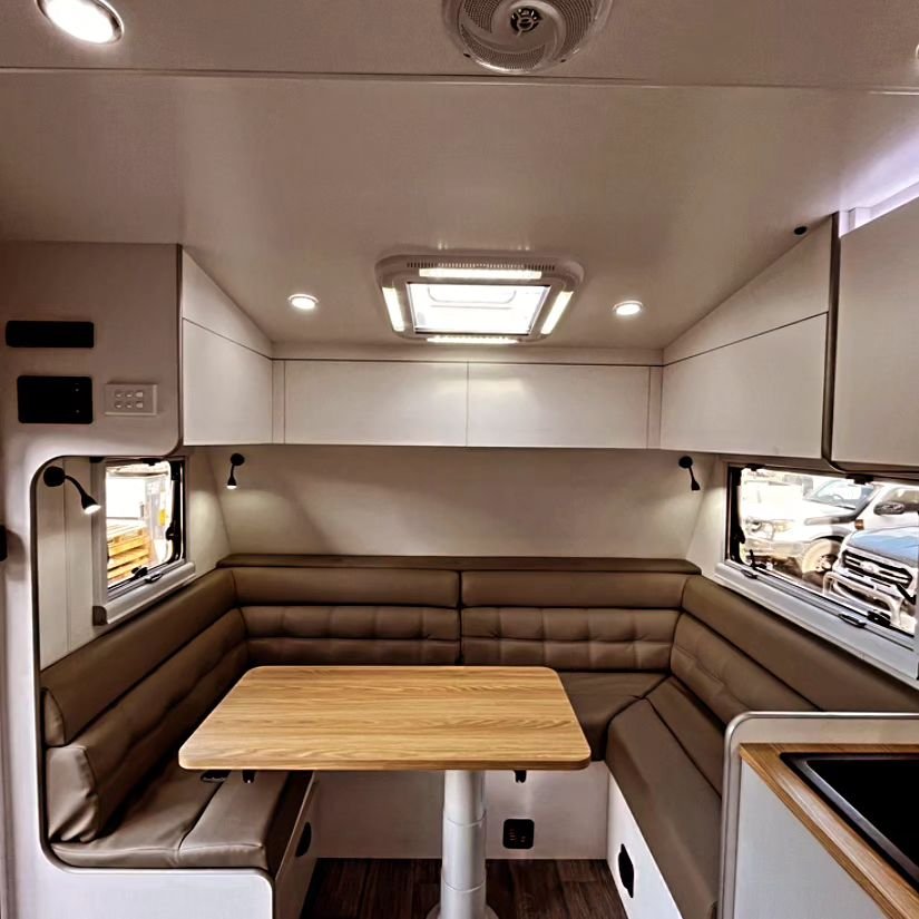 Is this enough room to entertain your friends and family on your next adventure? 

What an incredible space for those chasing a little more room. 
.
.
#rembrandtcaravans 
#caravanlife 
#travellife
#custombuilt
#customdesign 
#travellingaustralia
