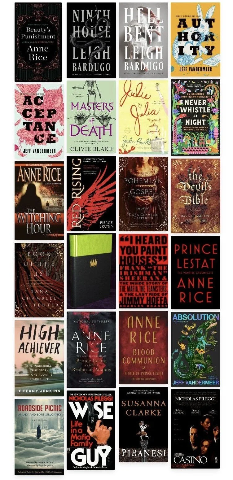 My 2025 Reading Wrap-Up :)