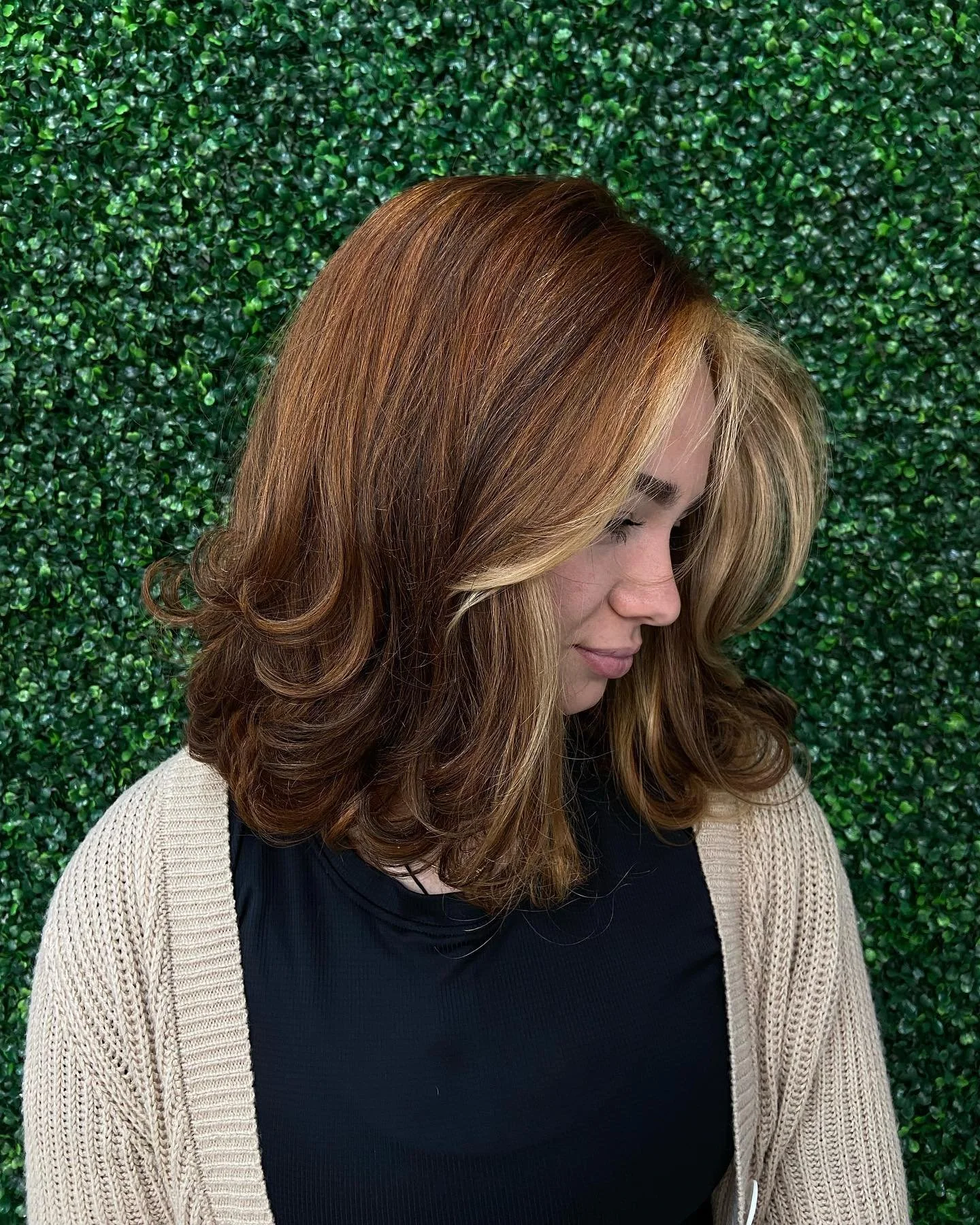 You&rsquo;ll always find your way back home 🍂 
#copperhair #copperwithmoneypiece #moneypiece #ginger #TheCre8tiveStudio