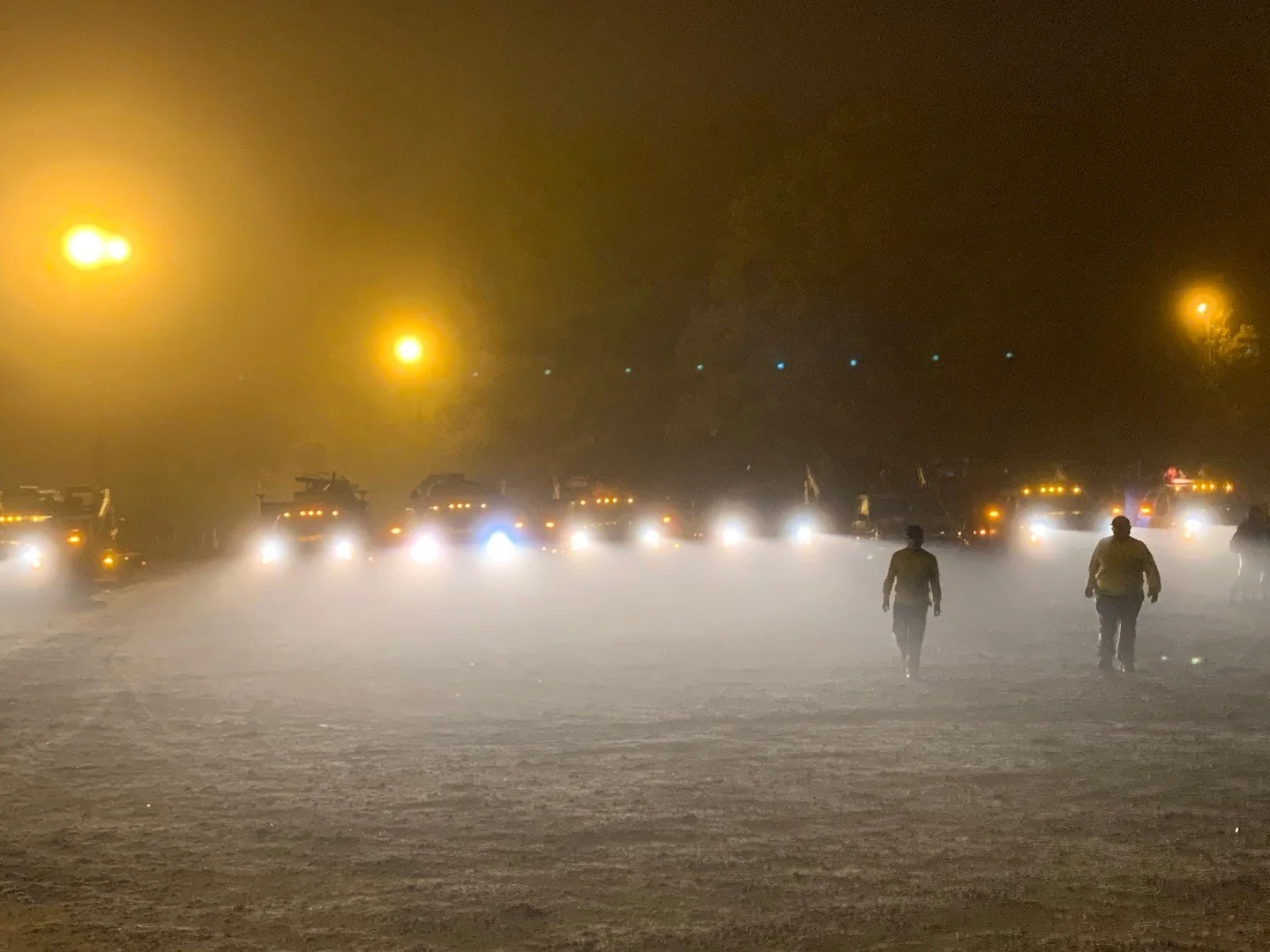 27&deg; at start time today 🥶 

But landscapers are built different 💪 Grateful for our hardworking crews!!