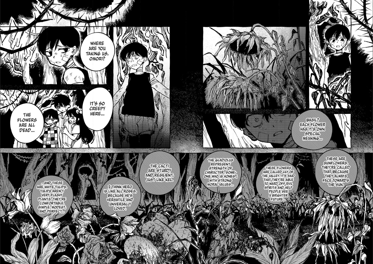 Basil's flowers where everything is dead