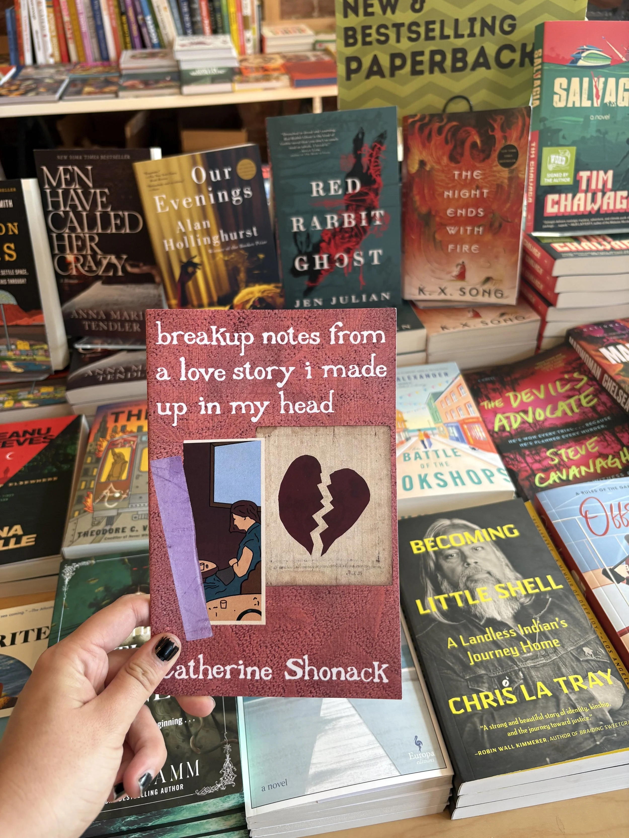 *cozy ink club* Book Review: breakup notes from a love story i made up in my head by Catherine Shonack