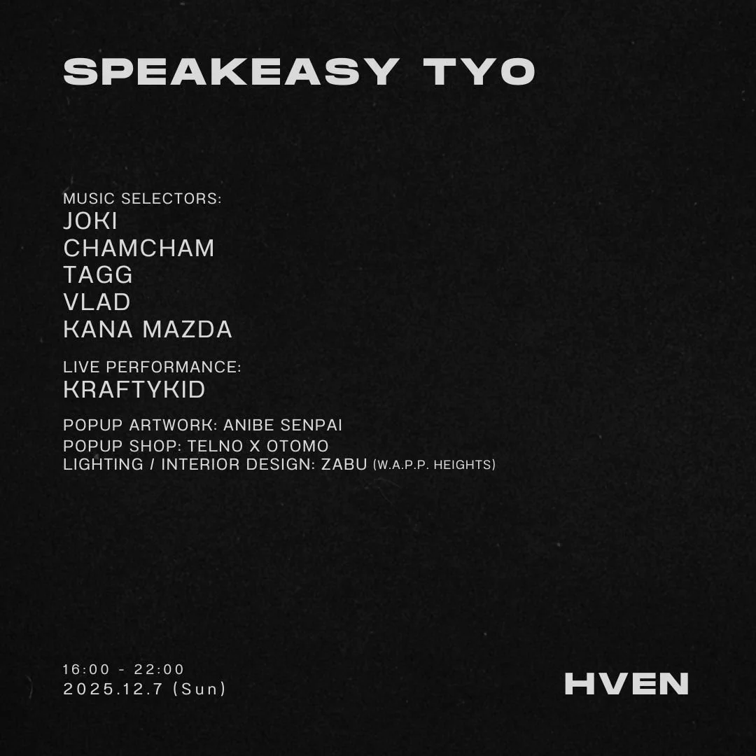 SPEAKEASY TYO