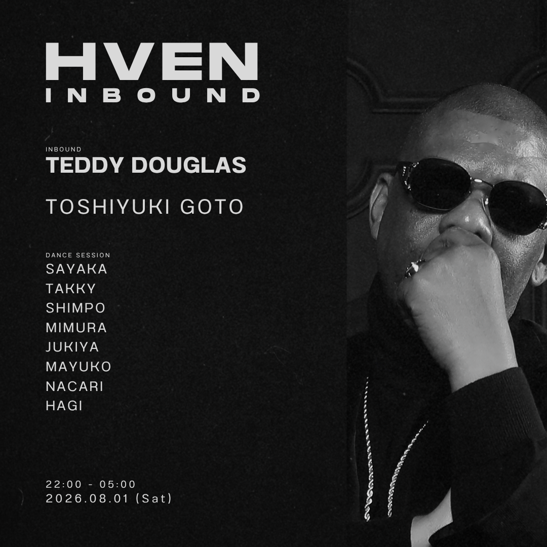 HVEN INBOUND: TEDDY DOUGLAS｜HVENのフライヤー