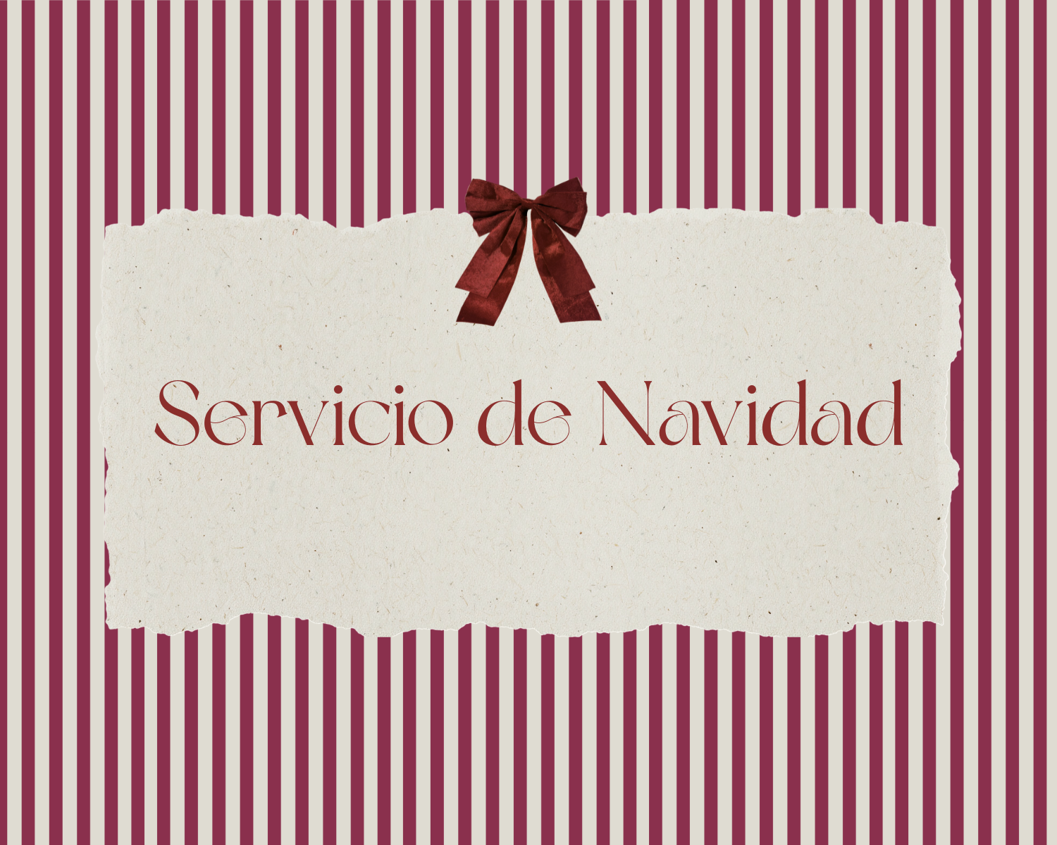 Servicio Navideño