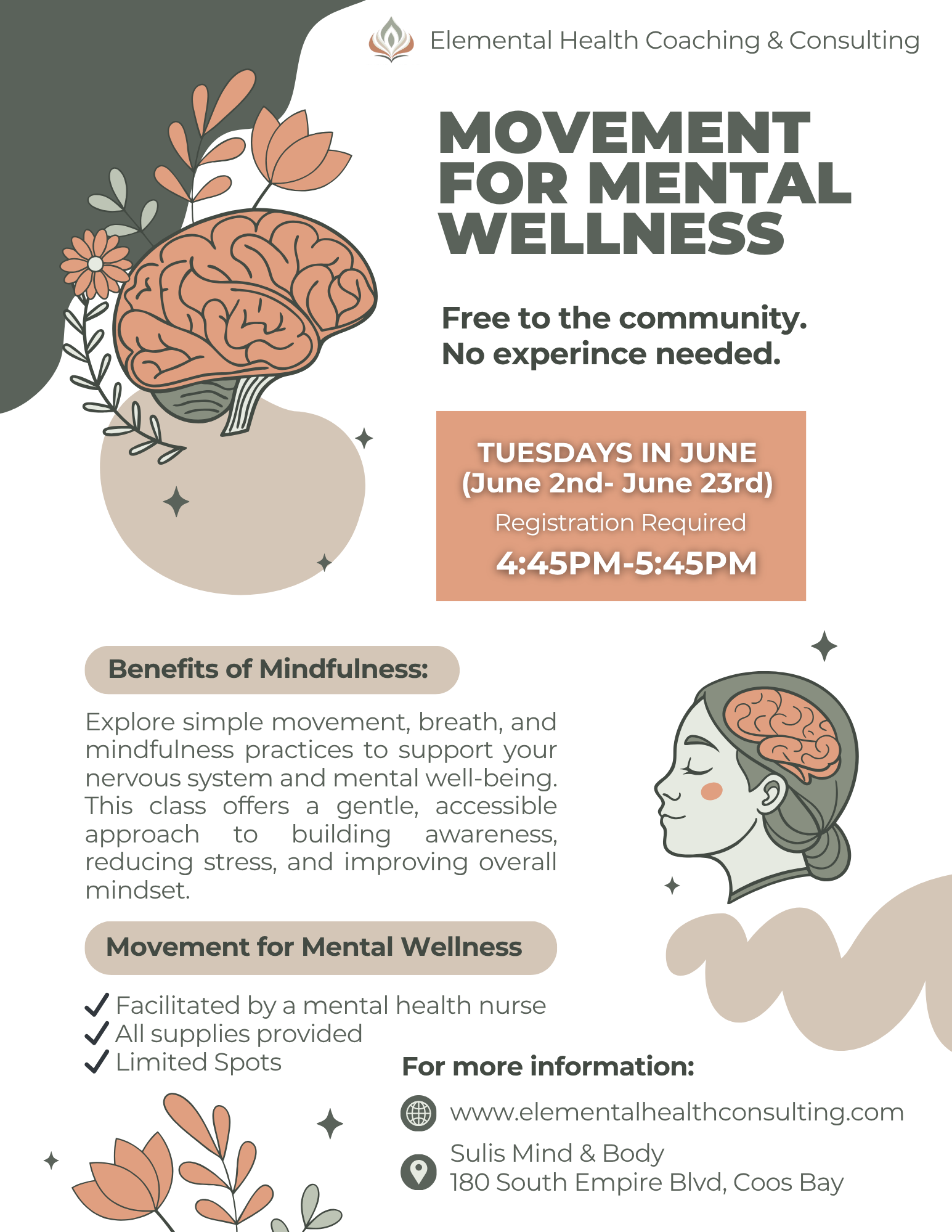 Movement for Mental Wellness #1 - Class 3