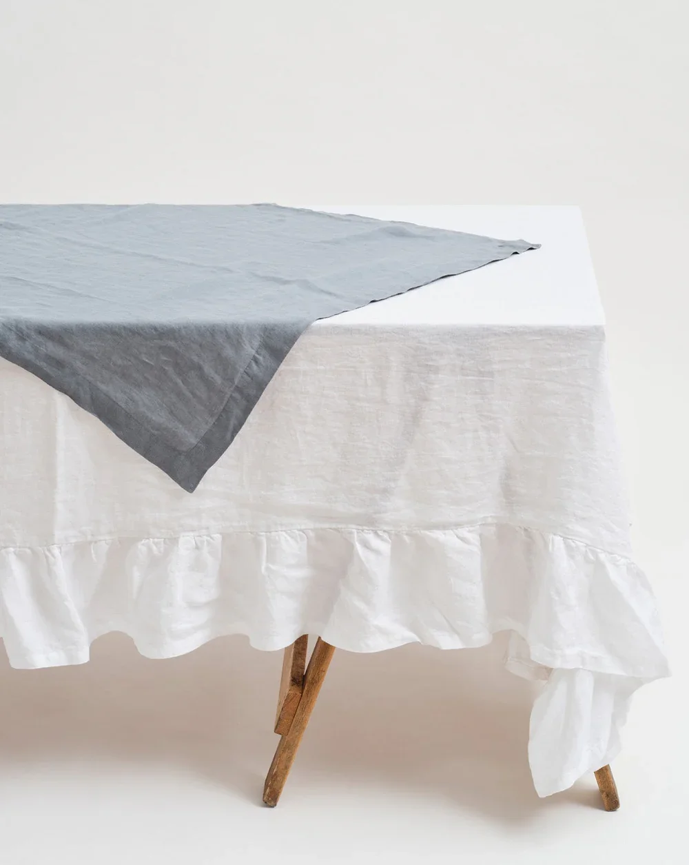 100% French Linen Table Topper