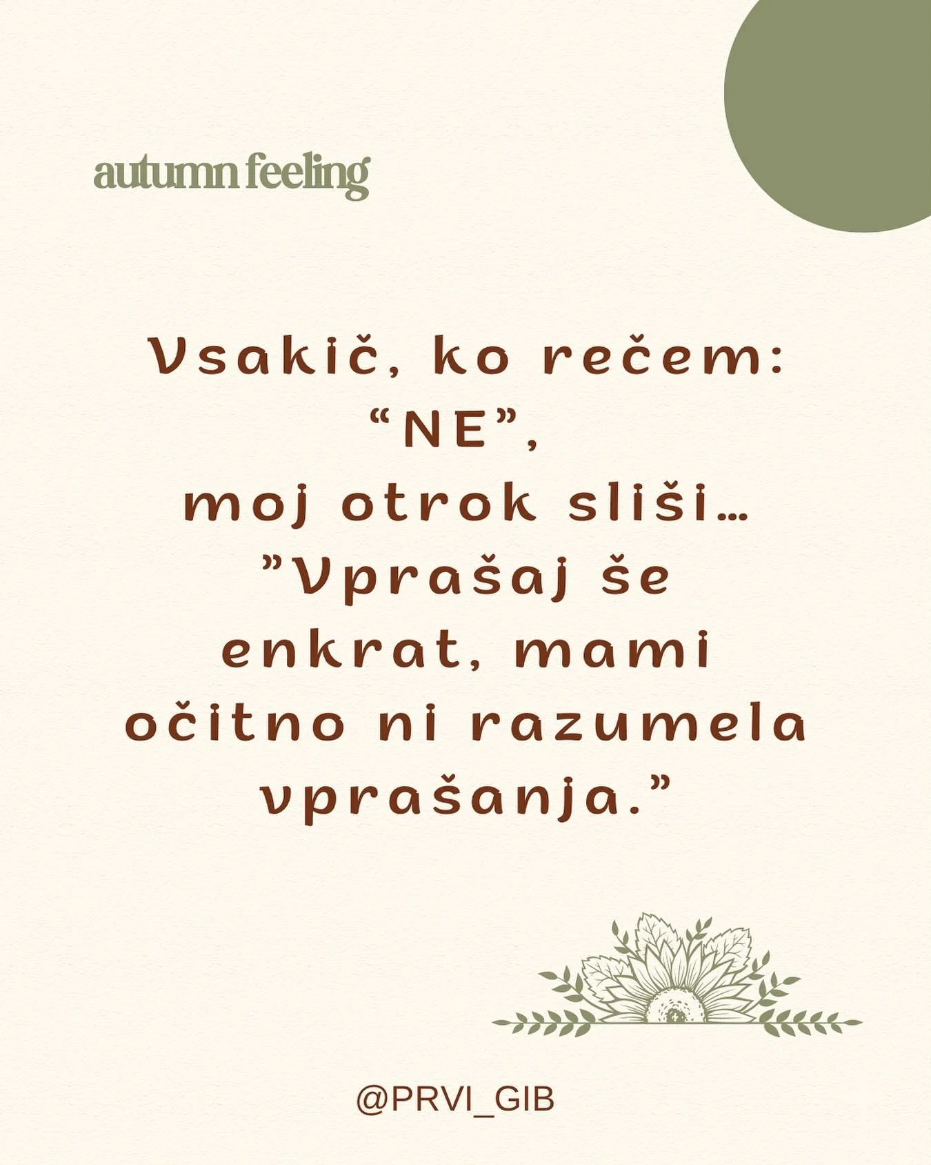 👶😂
Vsaka mama ve, o čem govorim!
Ko reče&scaron; &ldquo;ne&rdquo;, otrok pa to prevede kot: &ldquo;aha, probaj &scaron;e enkrat.&rdquo; 😅

#otroci #vzgoja #smeh #družina #ljubezen #učenje #funnyquotes #vztrajam #zabavno