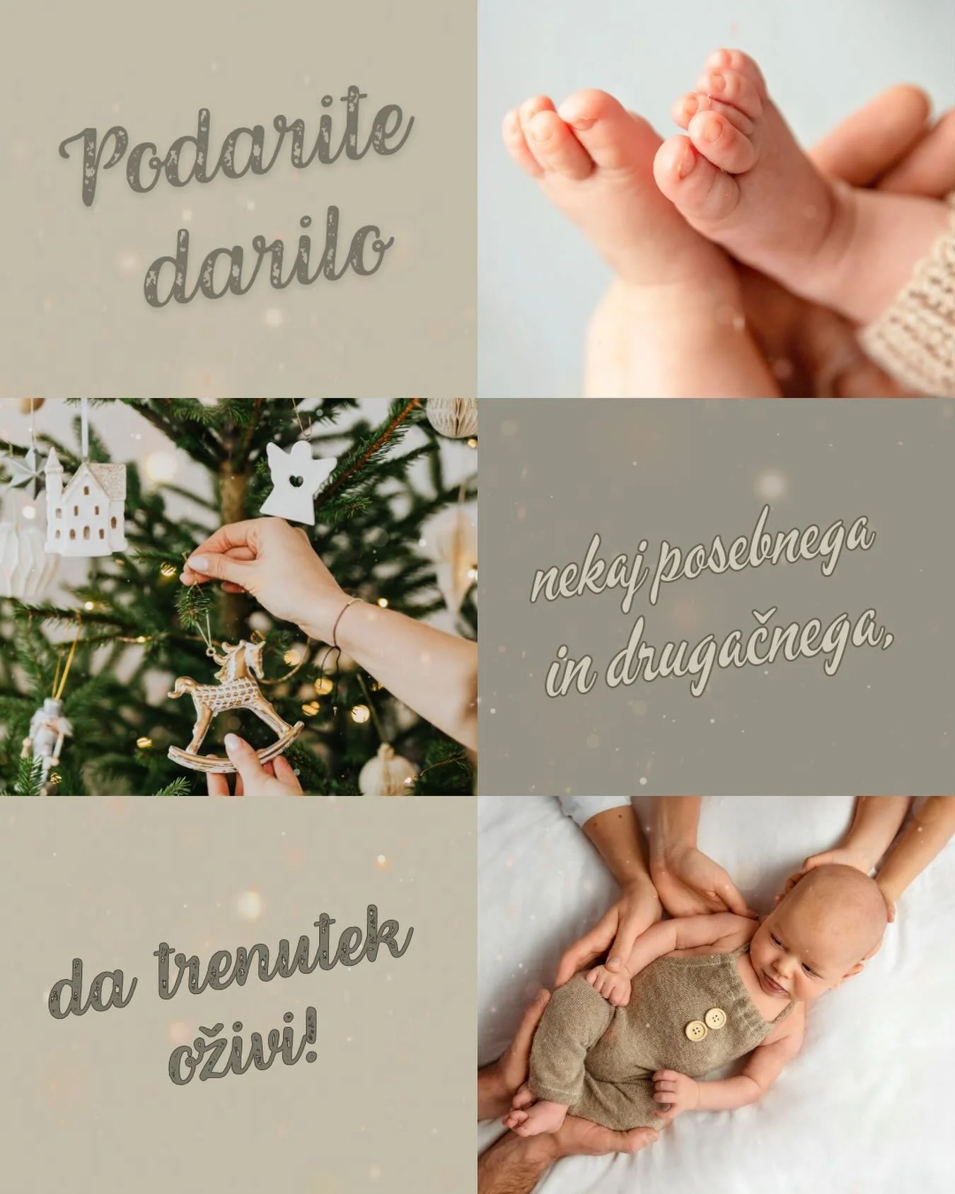 ✨ 𝒁𝒈𝒐𝒅𝒃𝒂 𝒐 𝒅𝒂𝒓𝒊𝒍𝒖, 𝒌𝒊 𝒐𝒕𝒓𝒐𝒌𝒂 𝒑𝒐𝒔𝒑𝒓𝒆𝒎𝒊 ✨

Vsako leto se v decembru znajdemo pred istim vpra&scaron;anjem: Kaj podariti nekomu, ki mu želimo res nekaj posebnega?

Igrače se naberejo v kotičkih, mehke pli&scaron;aste živalce