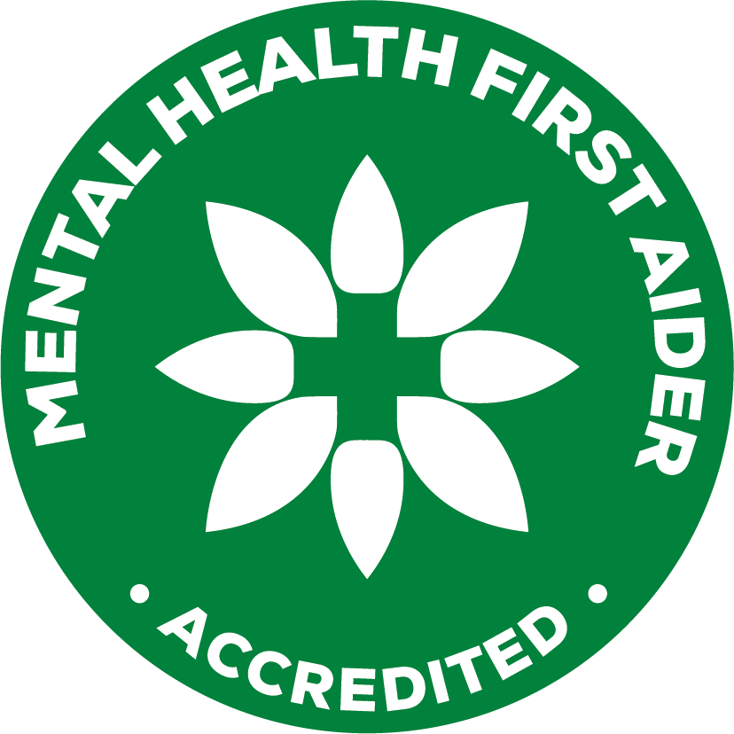 Mental Health First Aider Accredited logo representing J O’Connor Pty Ltd’s commitment to listening, empathy, and human understanding in professional practice — aligned with the ethical values of respect and care that guide our Chartered Accountants.