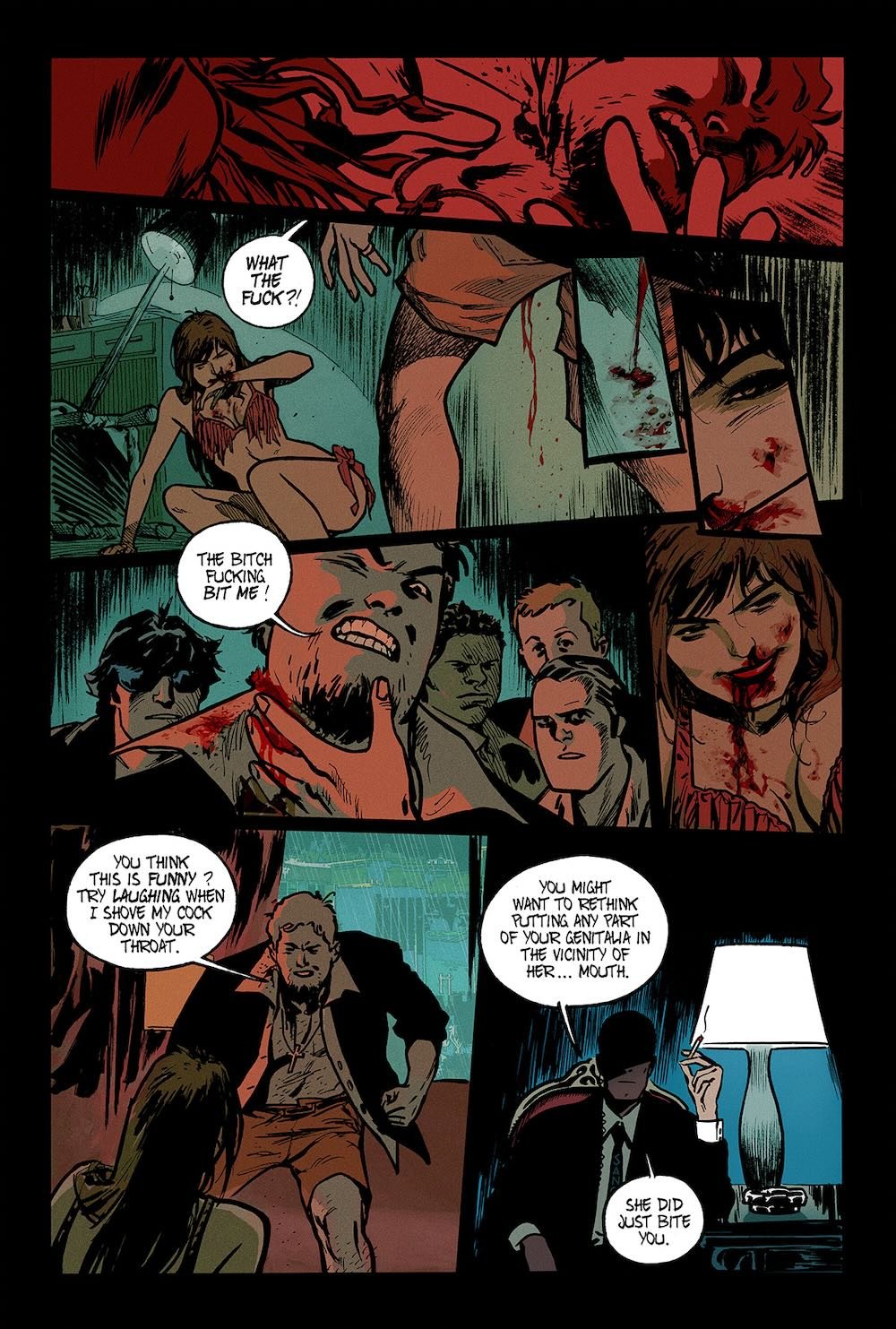 Vamp Trade sample interior comic page