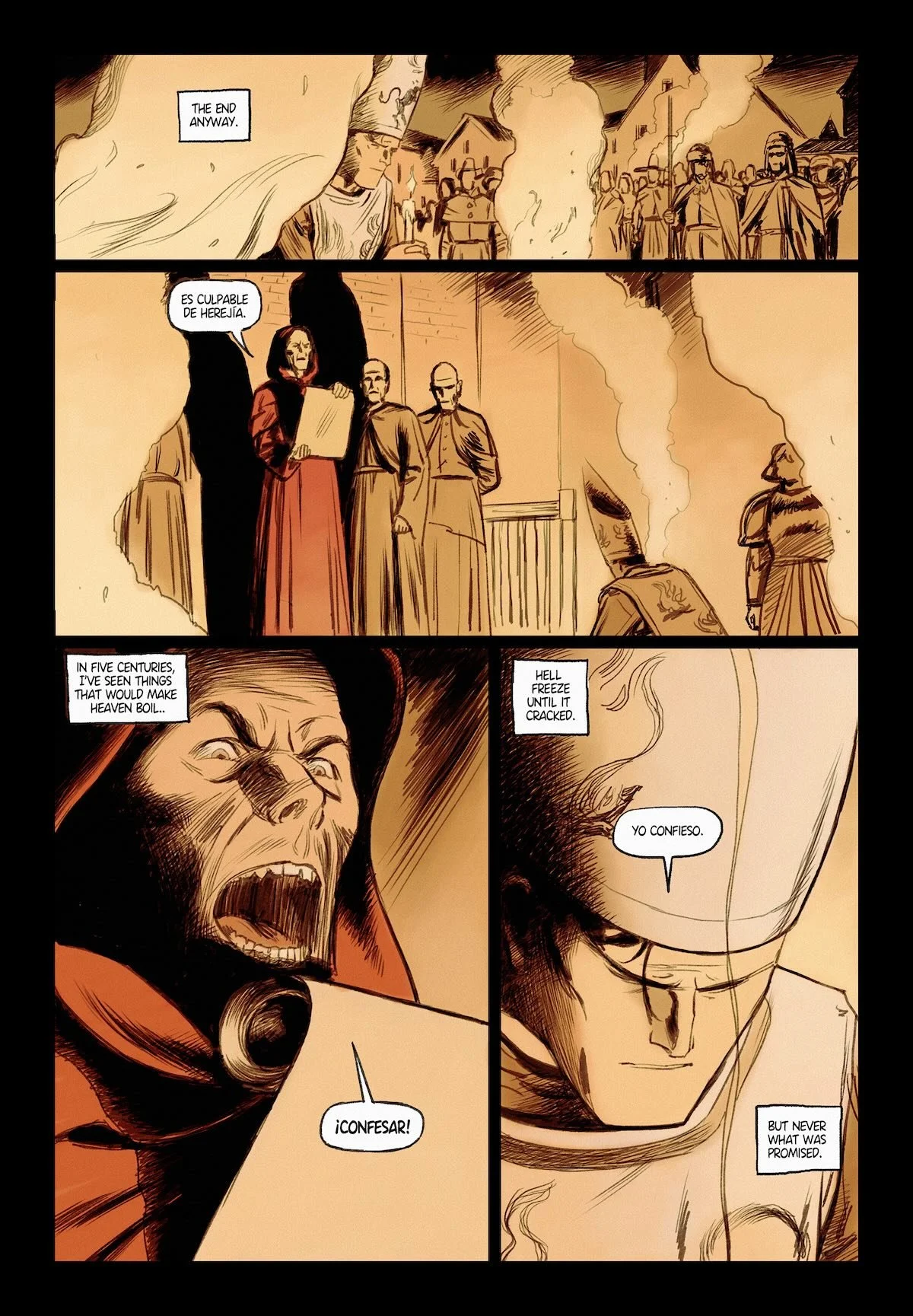 Vamp #5 sample interior comic page