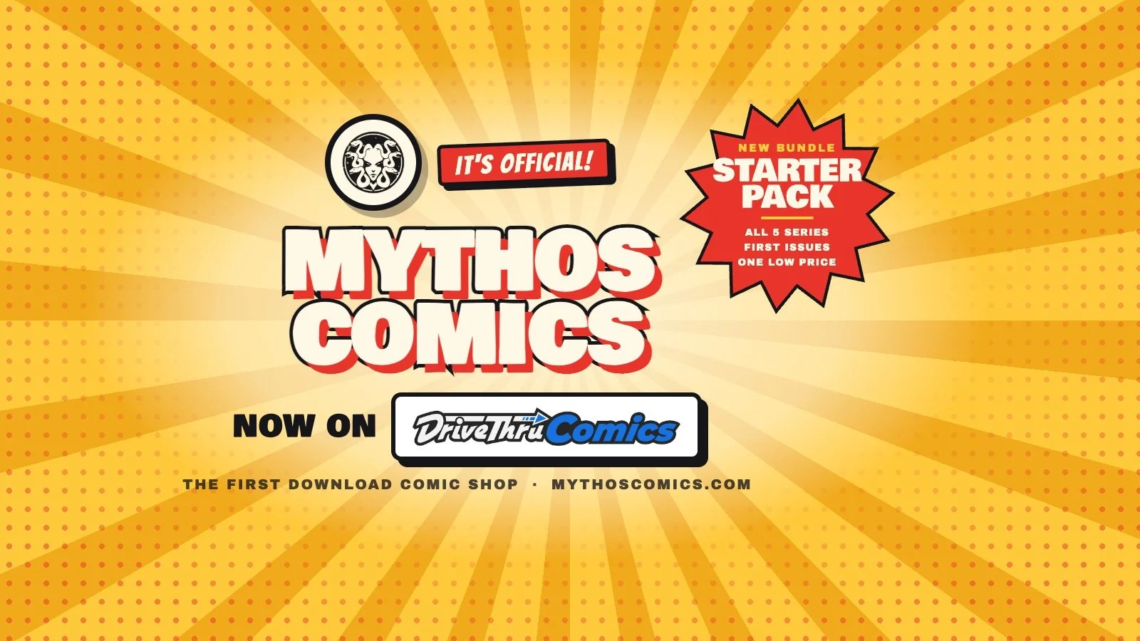 Mythos Comics Now Available on DriveThruComics!