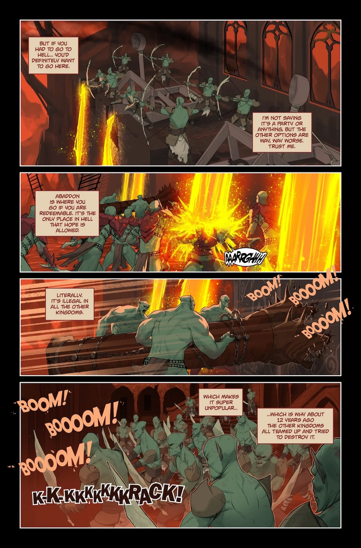 Sulfur #1 sample interior comic page