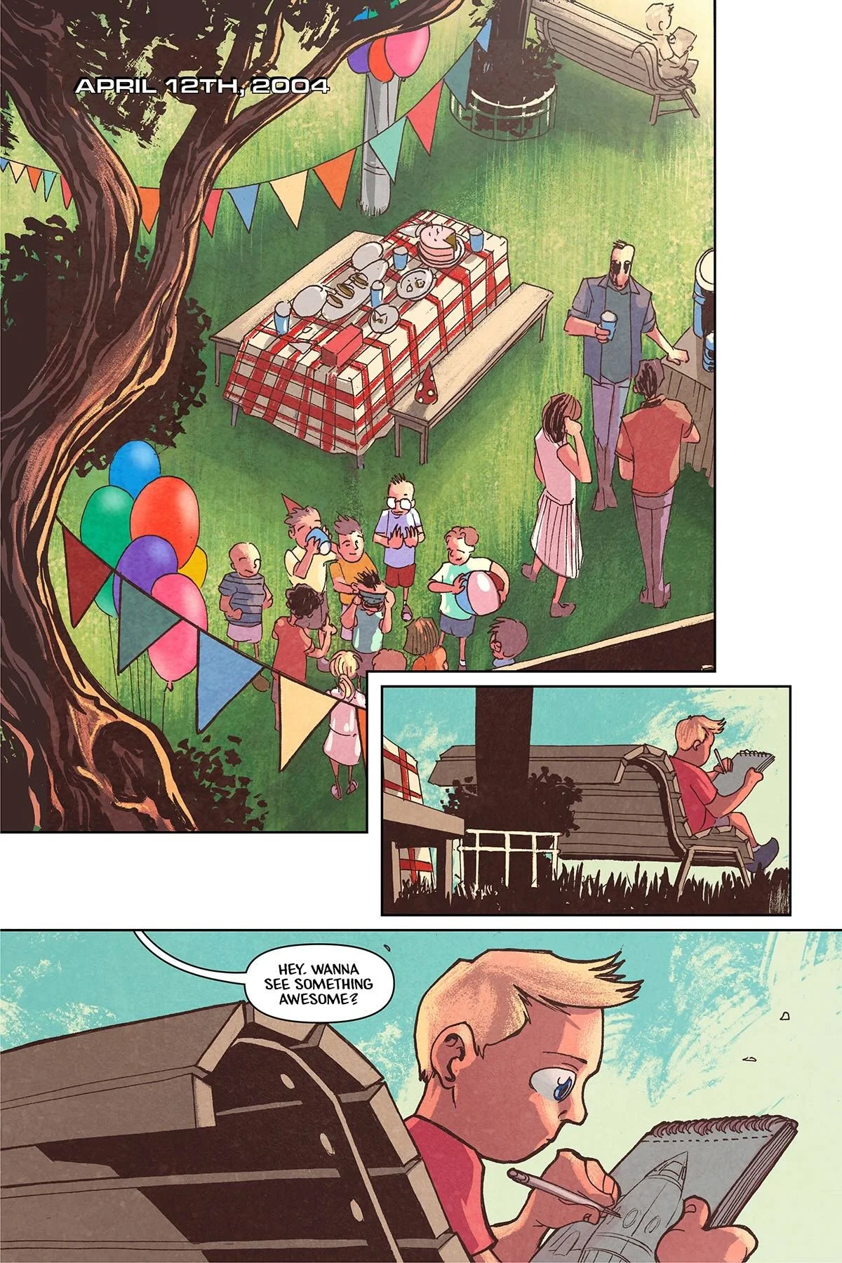 Magick #1 sample interior comic page