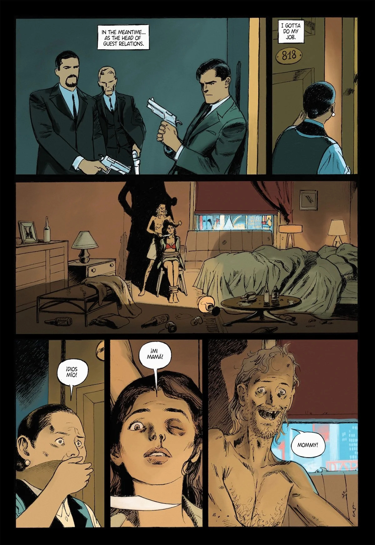 Vamp #5 sample interior comic page