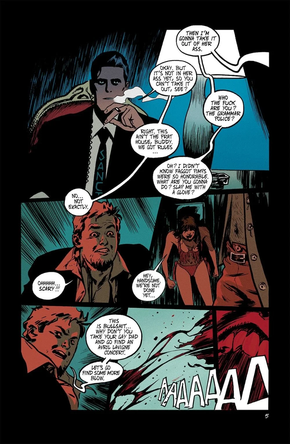 Vamp Trade sample interior comic page