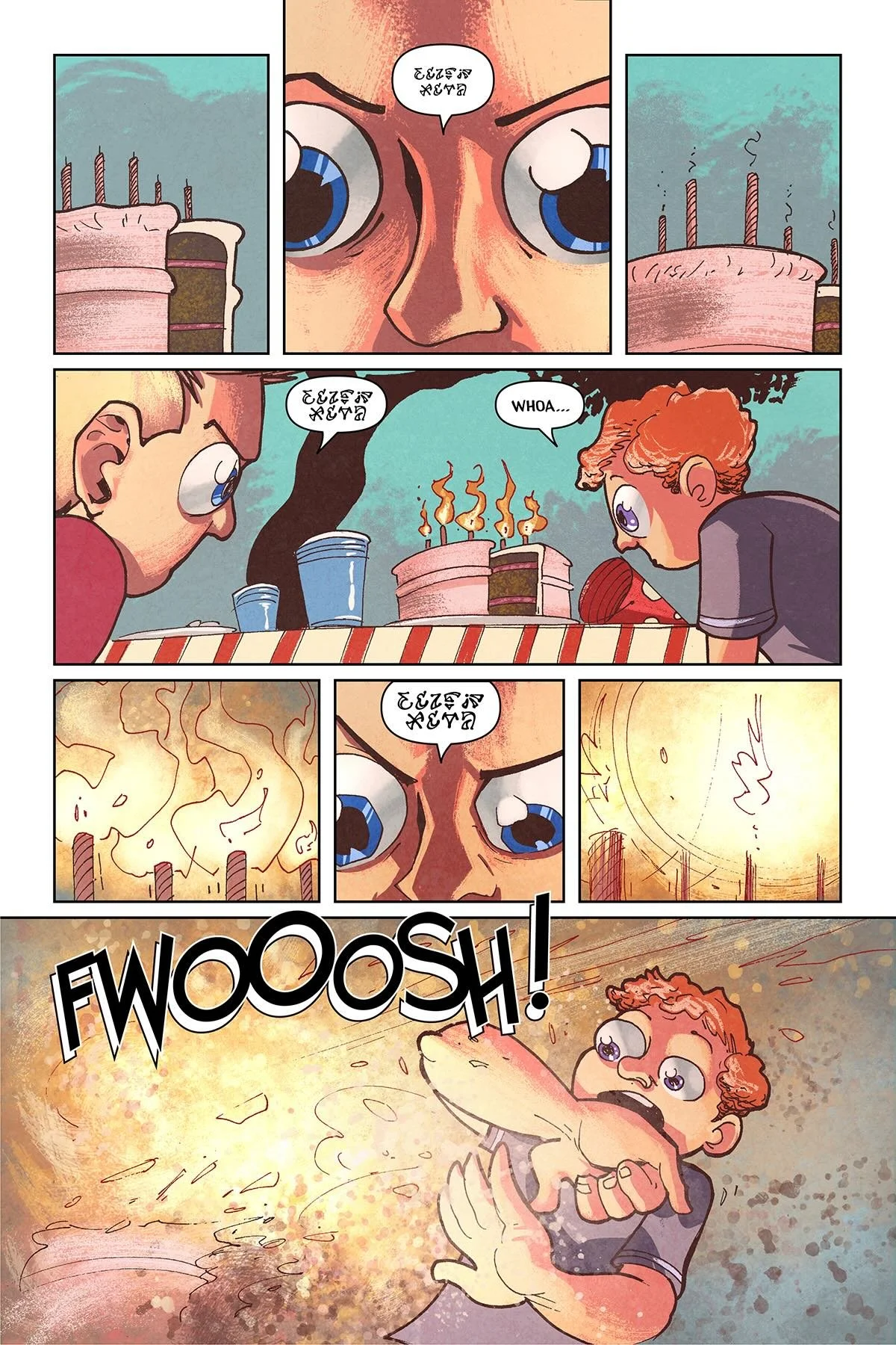 Magick #1 sample interior comic page