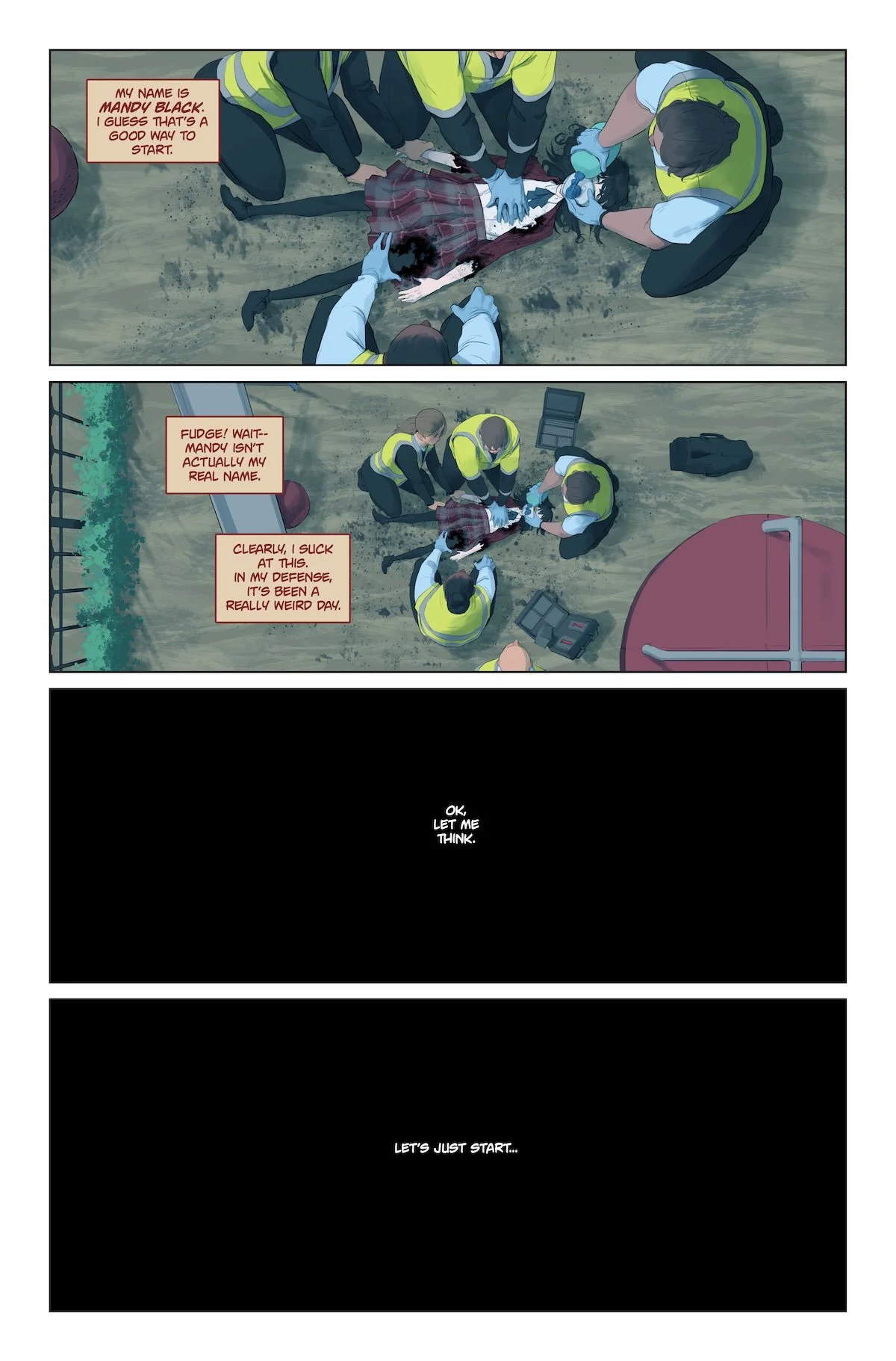 Sulfur #1 sample interior comic page