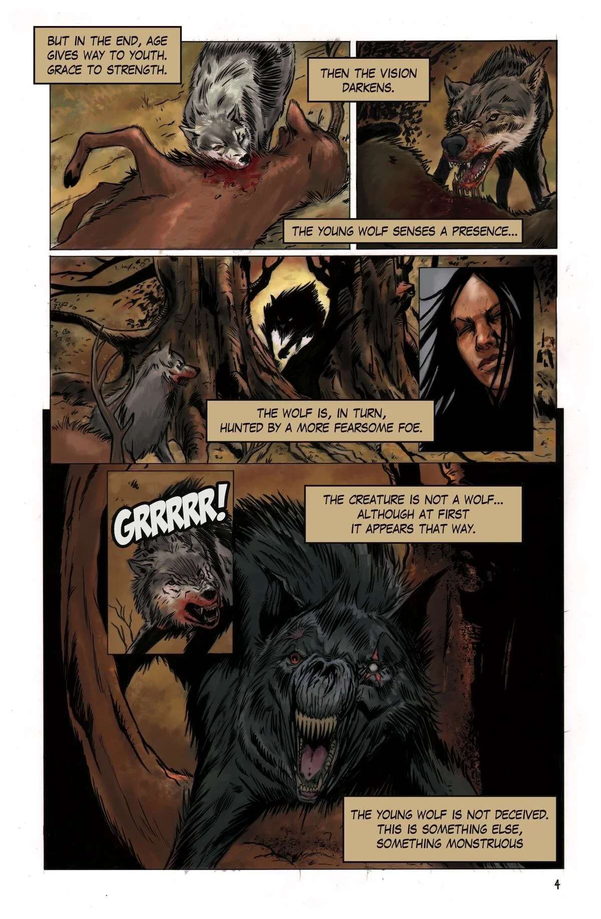 Brave #1 interior comic art sample