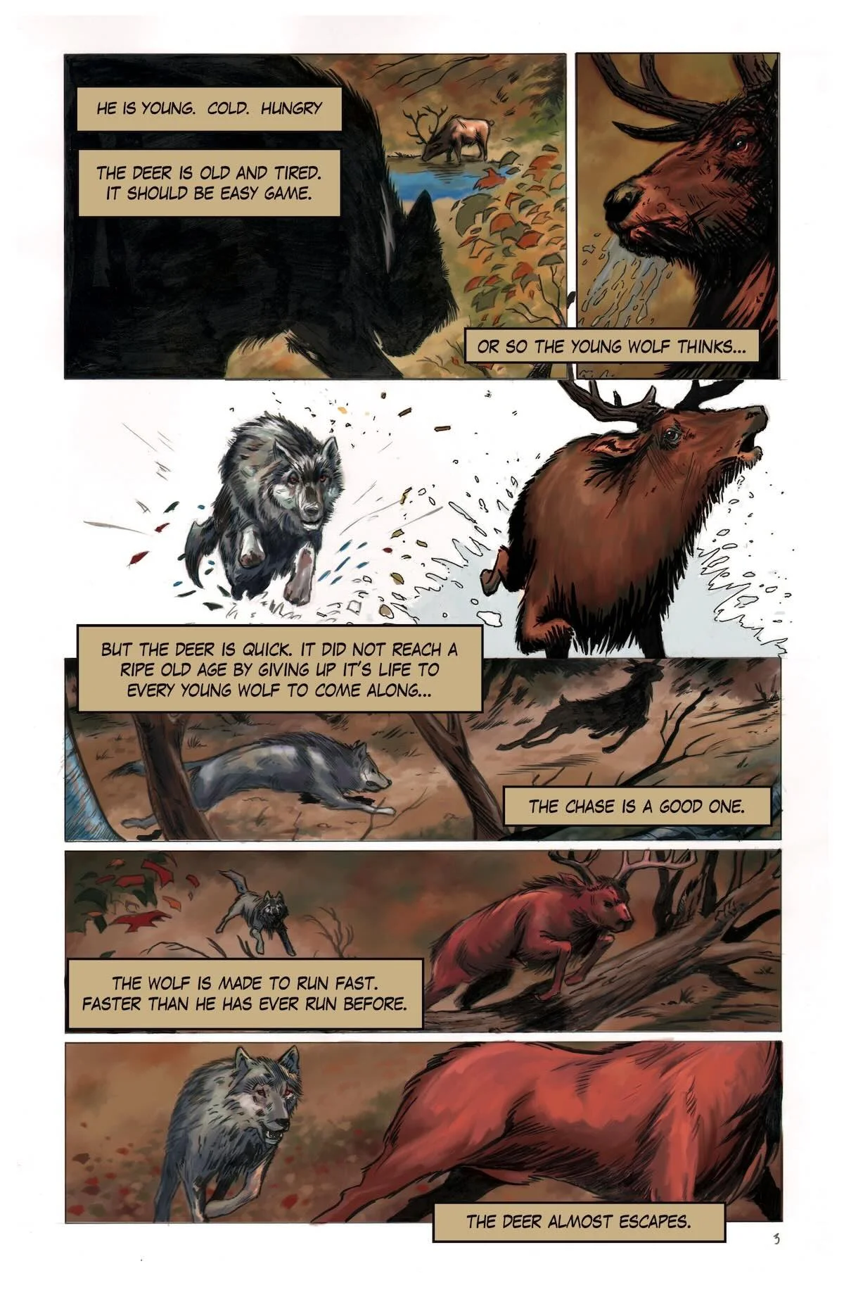 Brave #1 interior comic art sample