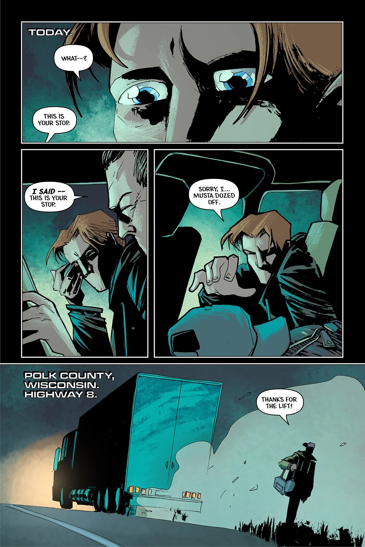 Magick #1 sample interior comic page