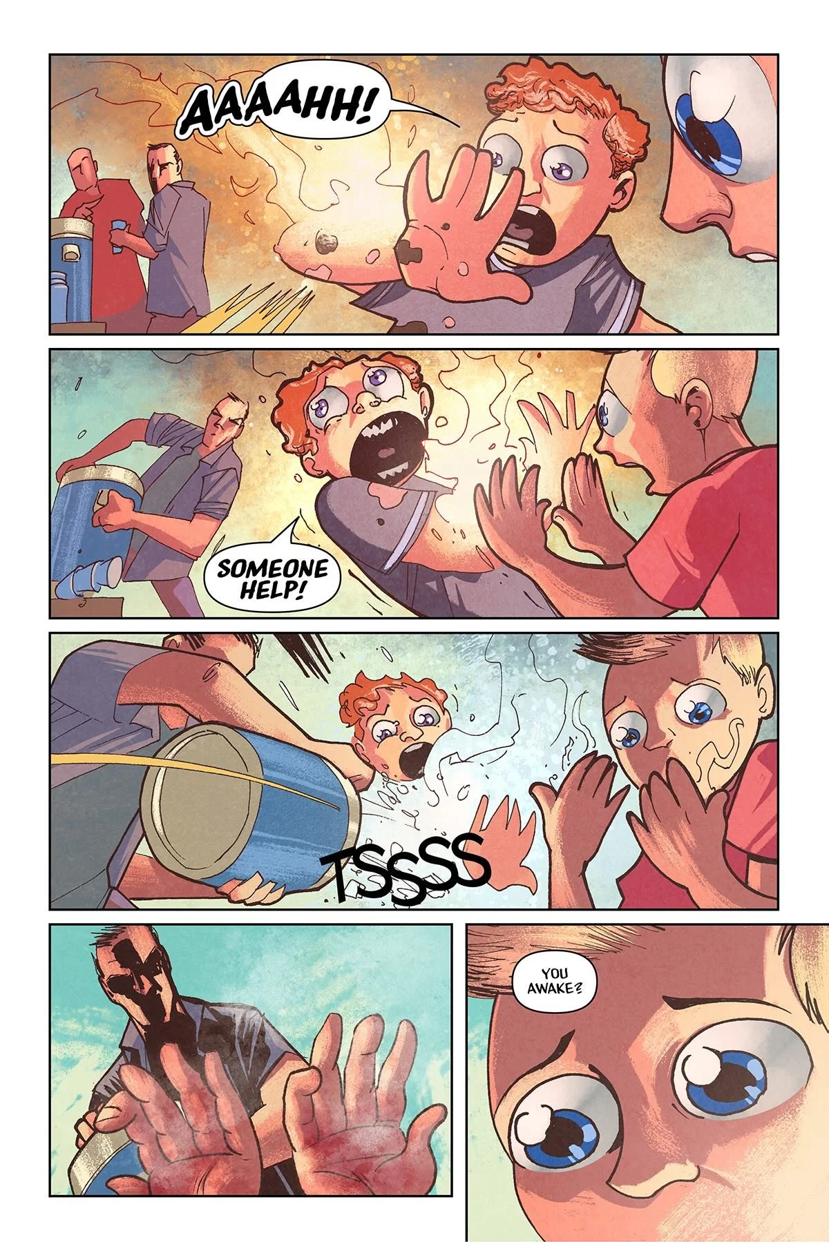 Magick #1 sample interior comic page